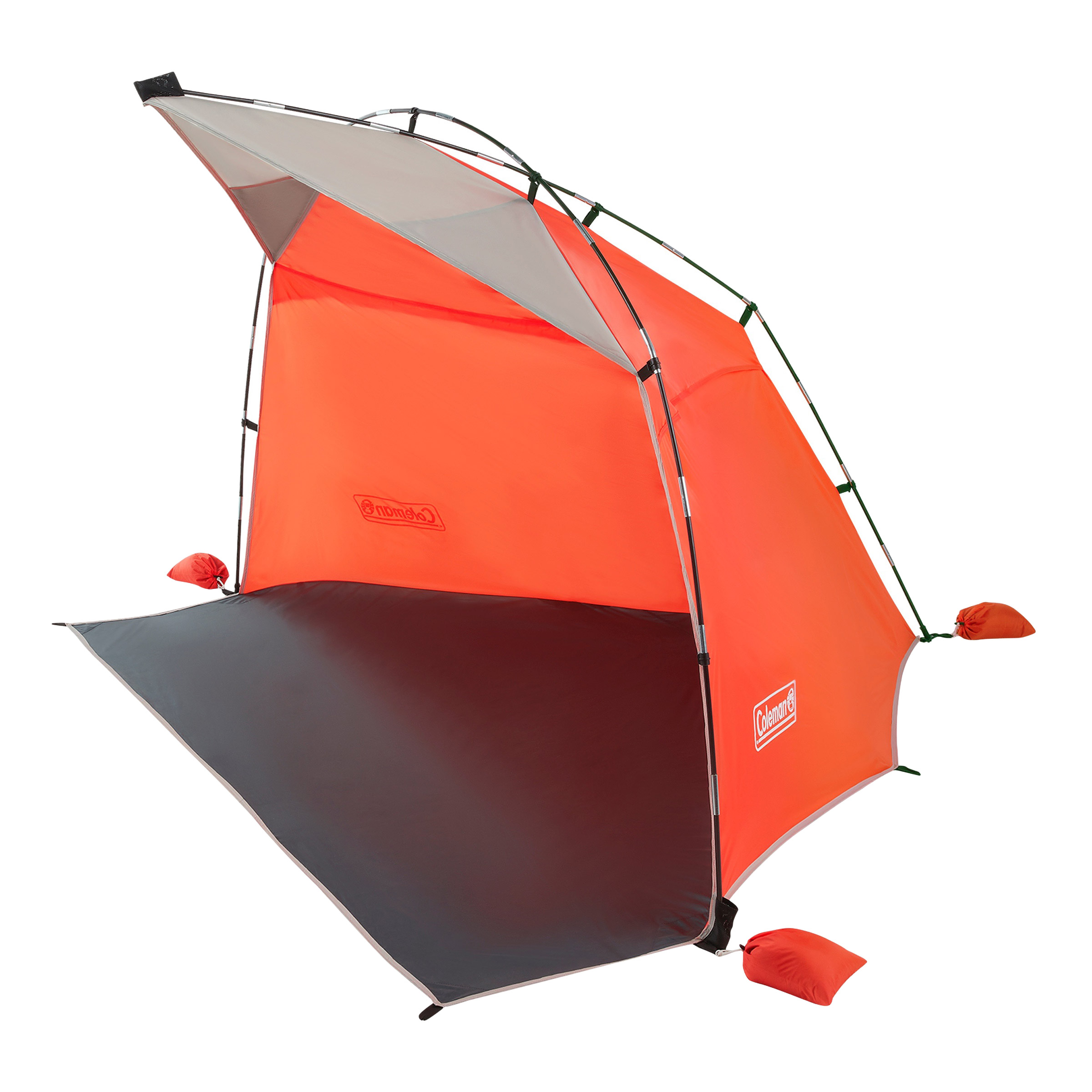 Coleman Skyshade Large Compact Beach Shade, Tiger Lily | Costco