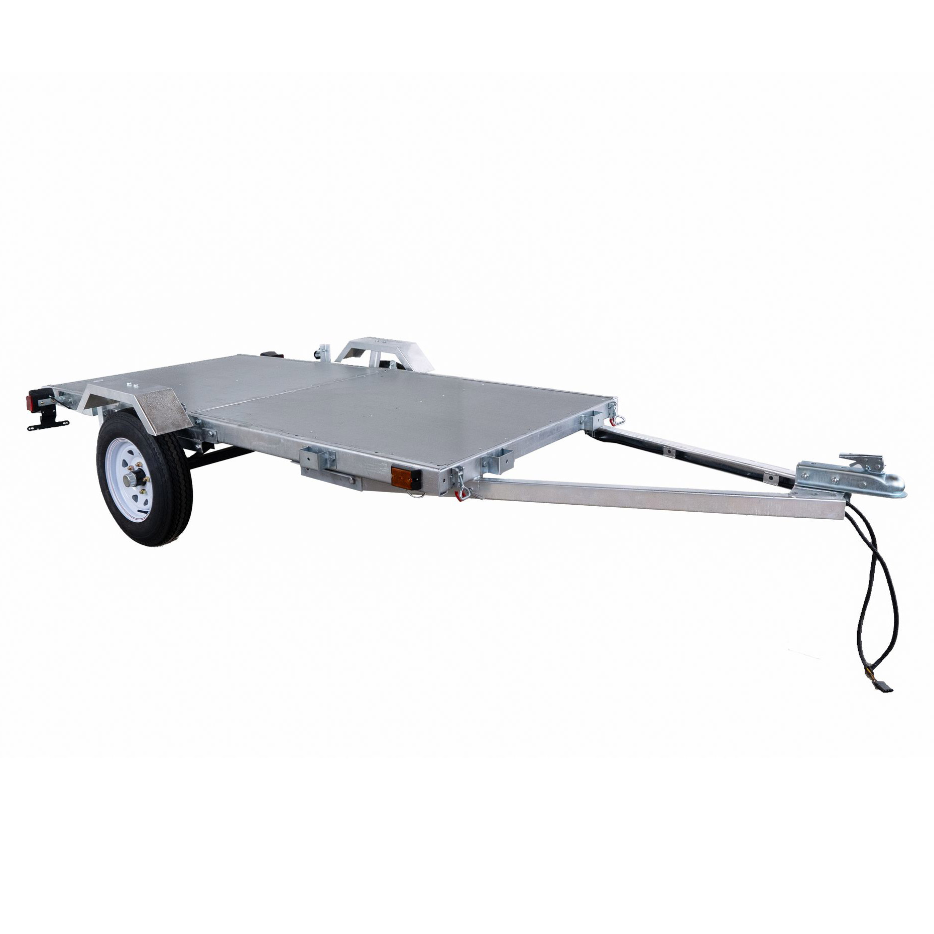DK2 Galvanized Multi Purpose Folding Trailer, 4 ft. x 8 ft.