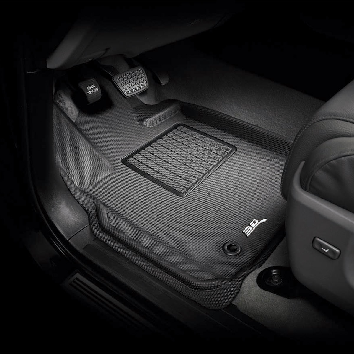 3D MAXpider Mat Custom-fit All-weather Car Mats; Row 1 and 2 Only