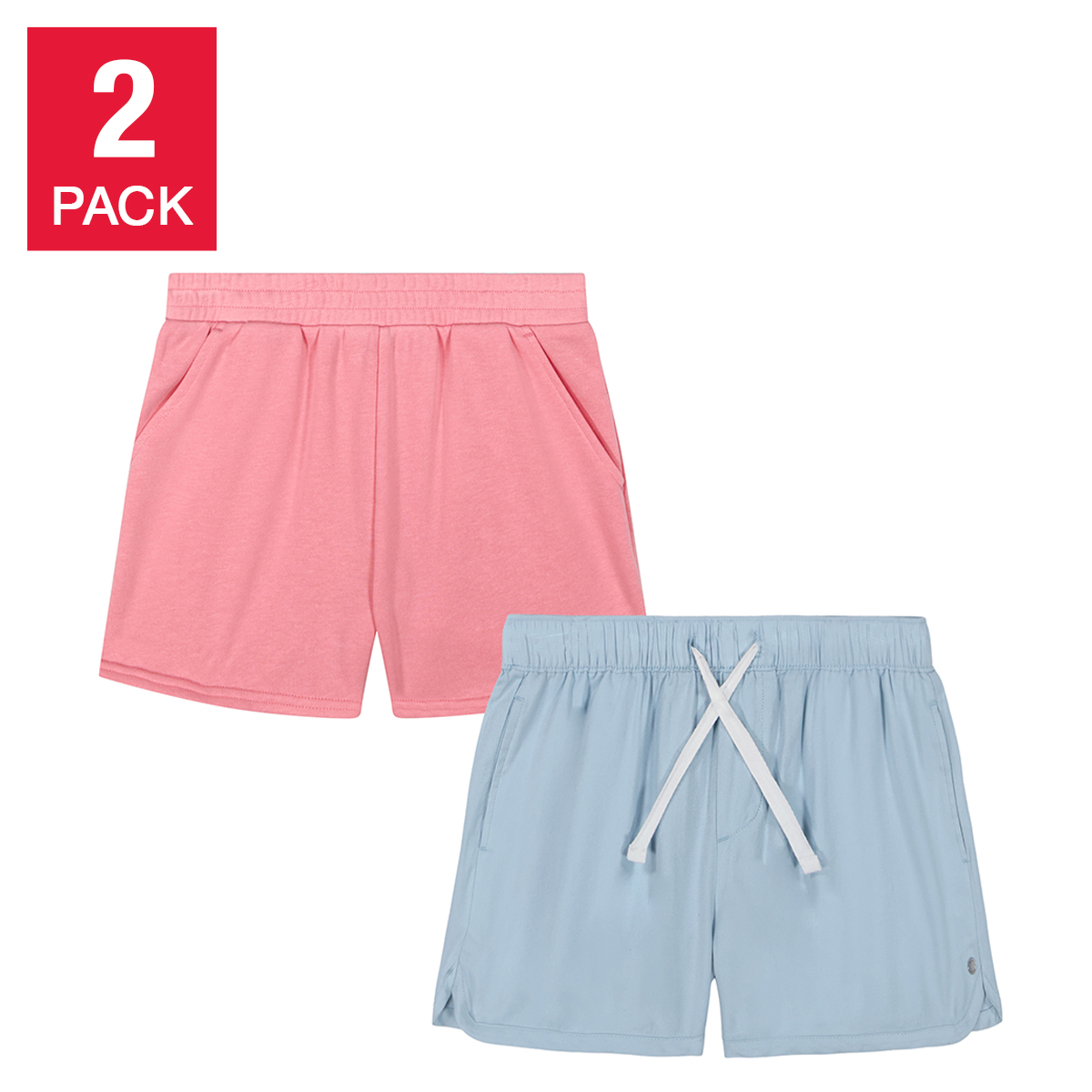 Roxy Girls Shorts, 2-pack