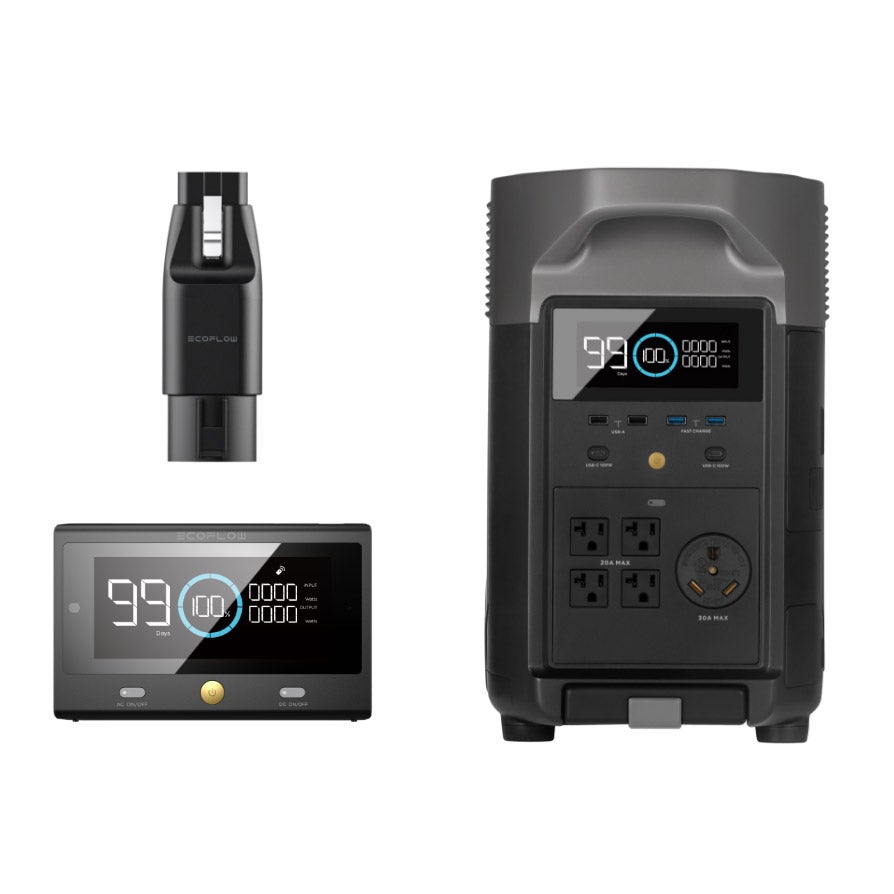 ef ecoflow - Brandclub - EcoFlow DELTA Pro EV 3600 Recharge Bundle