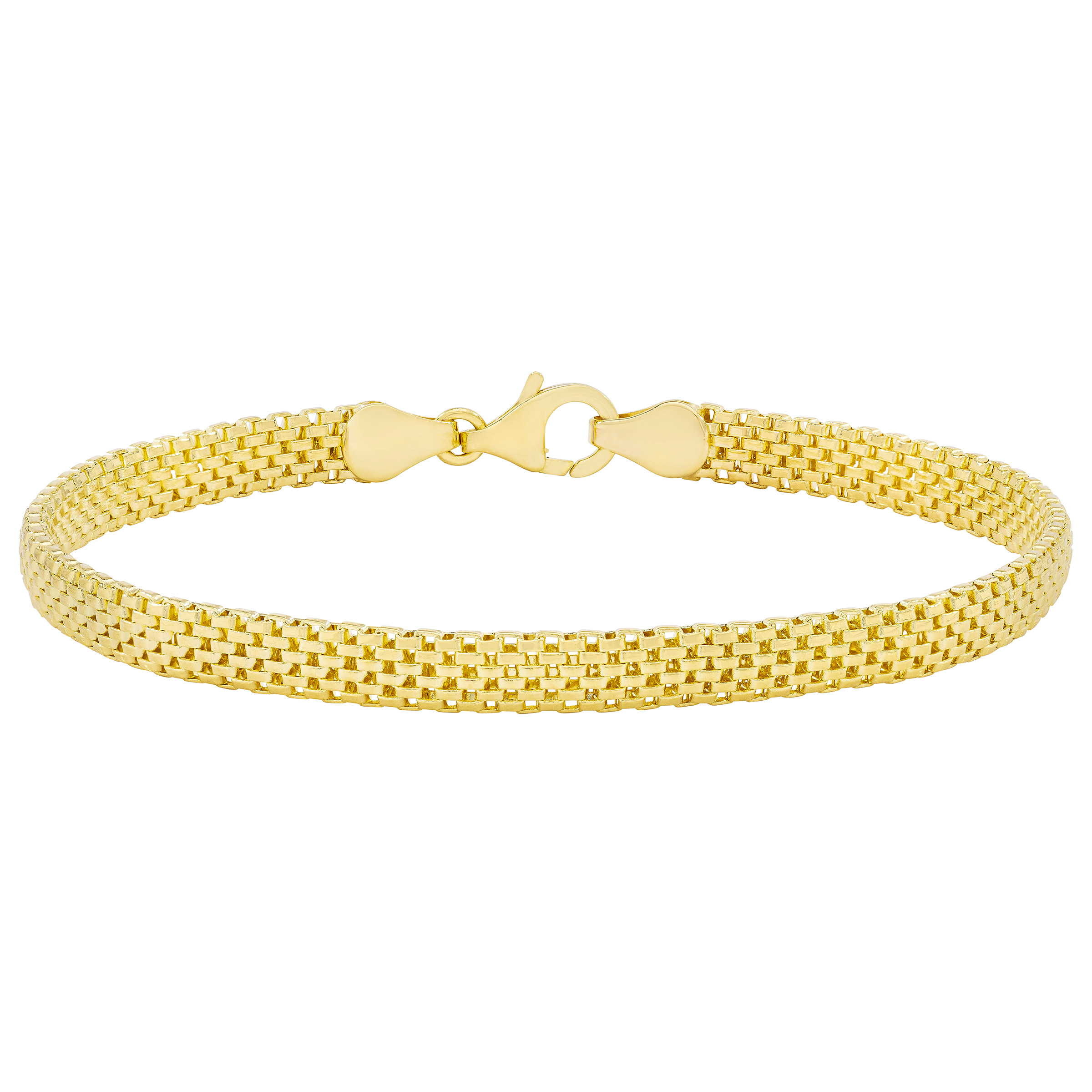 14kt Yellow Gold Mesh Link Bracelet
