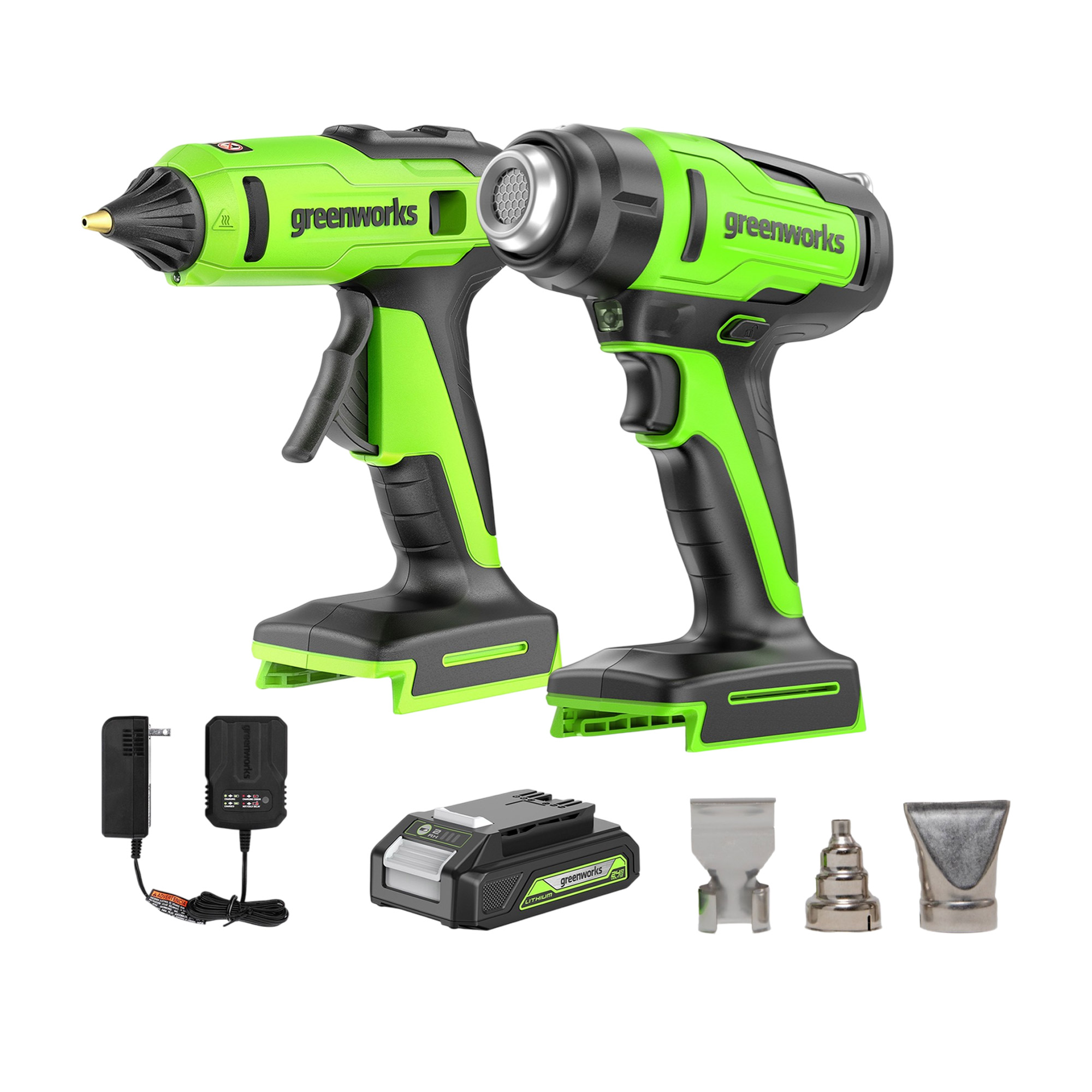 Greenworks 24V Hot Glue Gun & Heat Gun
