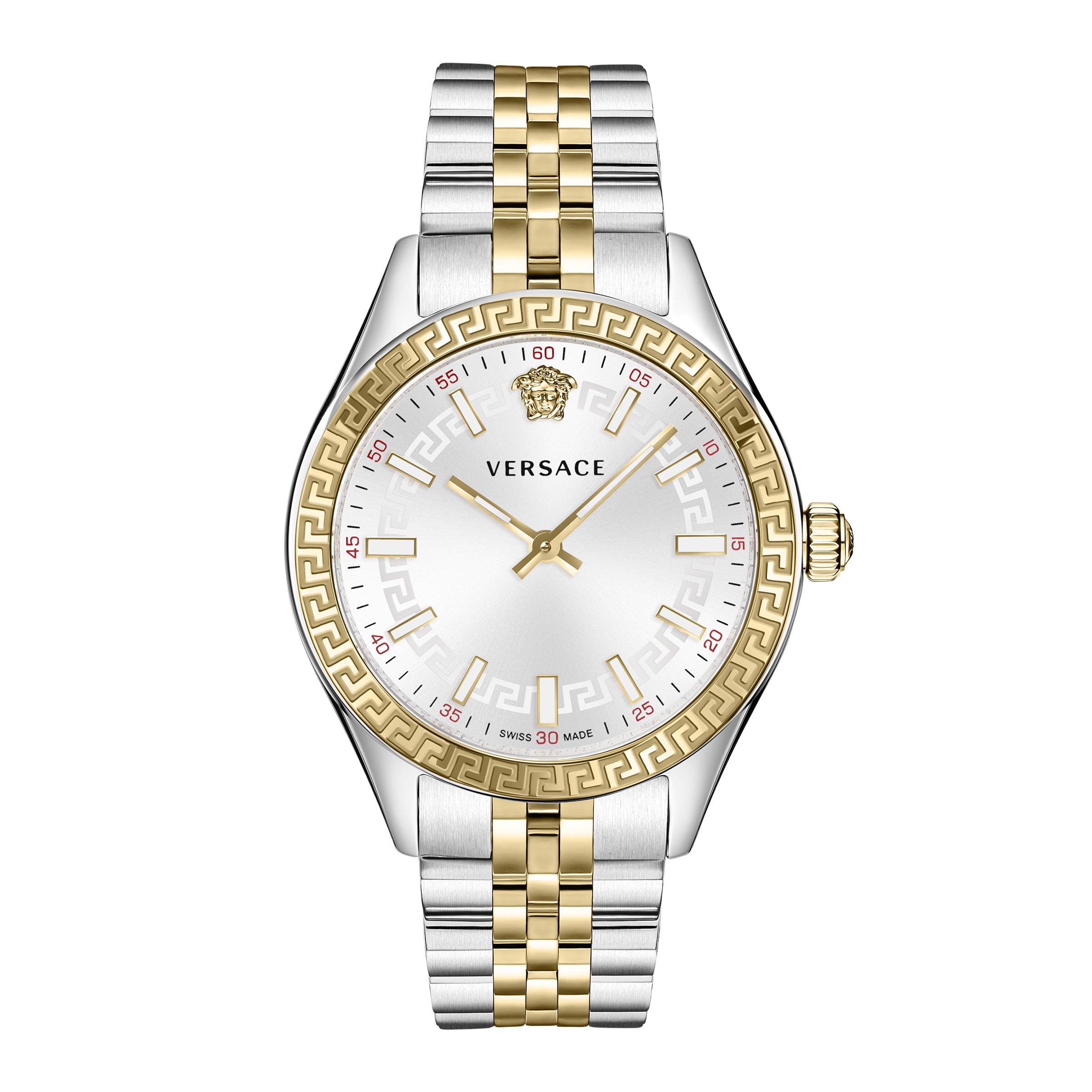 Versace Hellenyium Two Tone Stainless Steel Quartz Women's Watch
