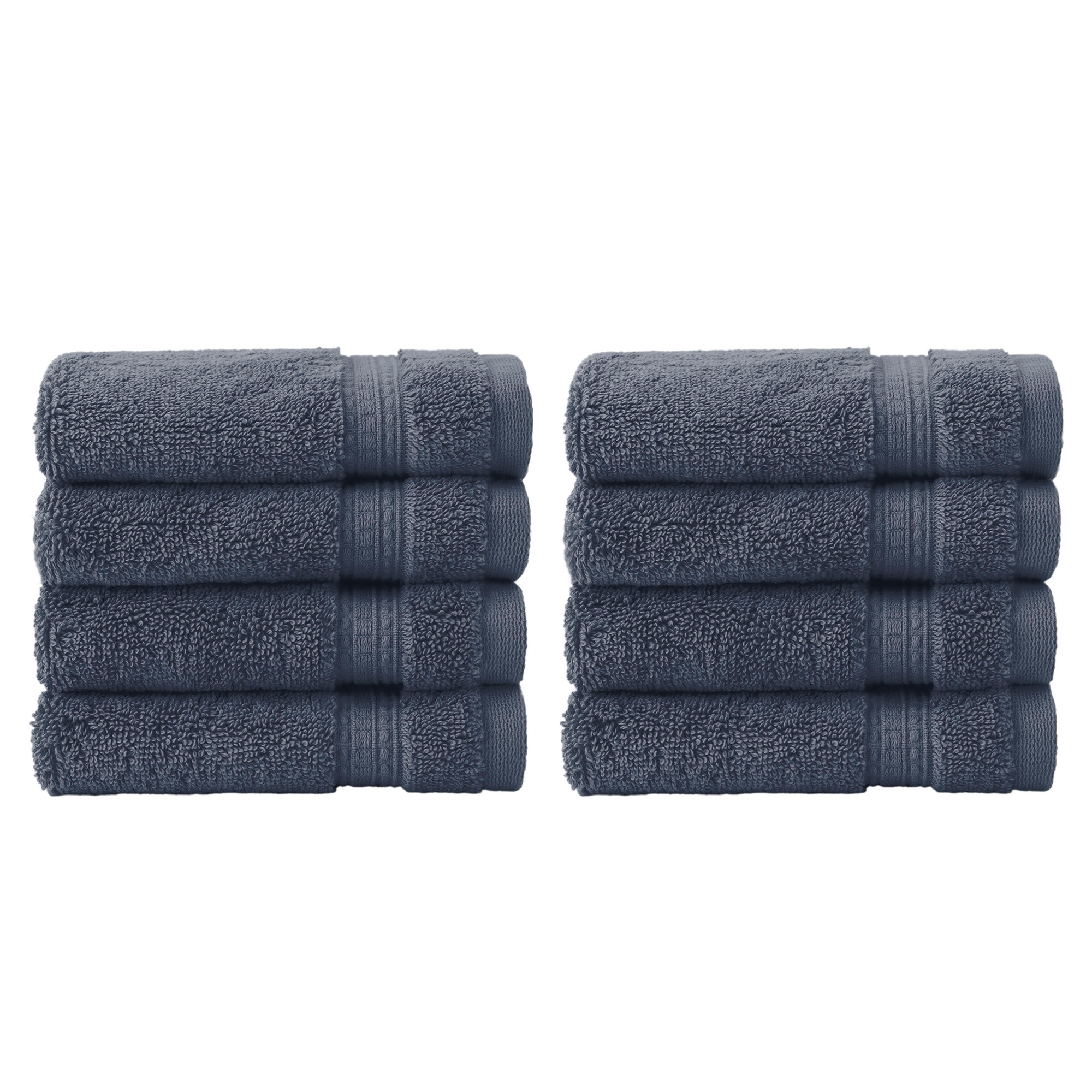 Serene Home Collection Wash Cloth Set, 8-pack
