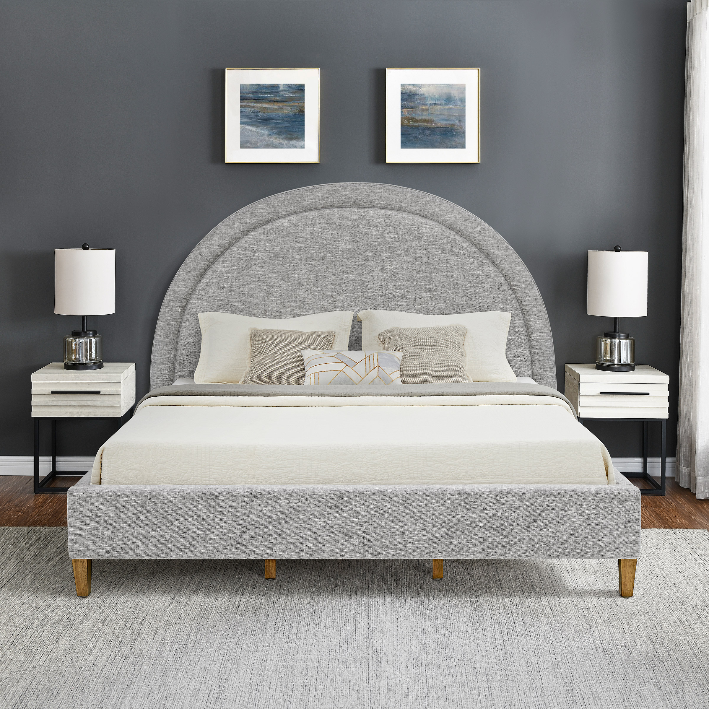 Thomasville Upholstered Platform King Bed