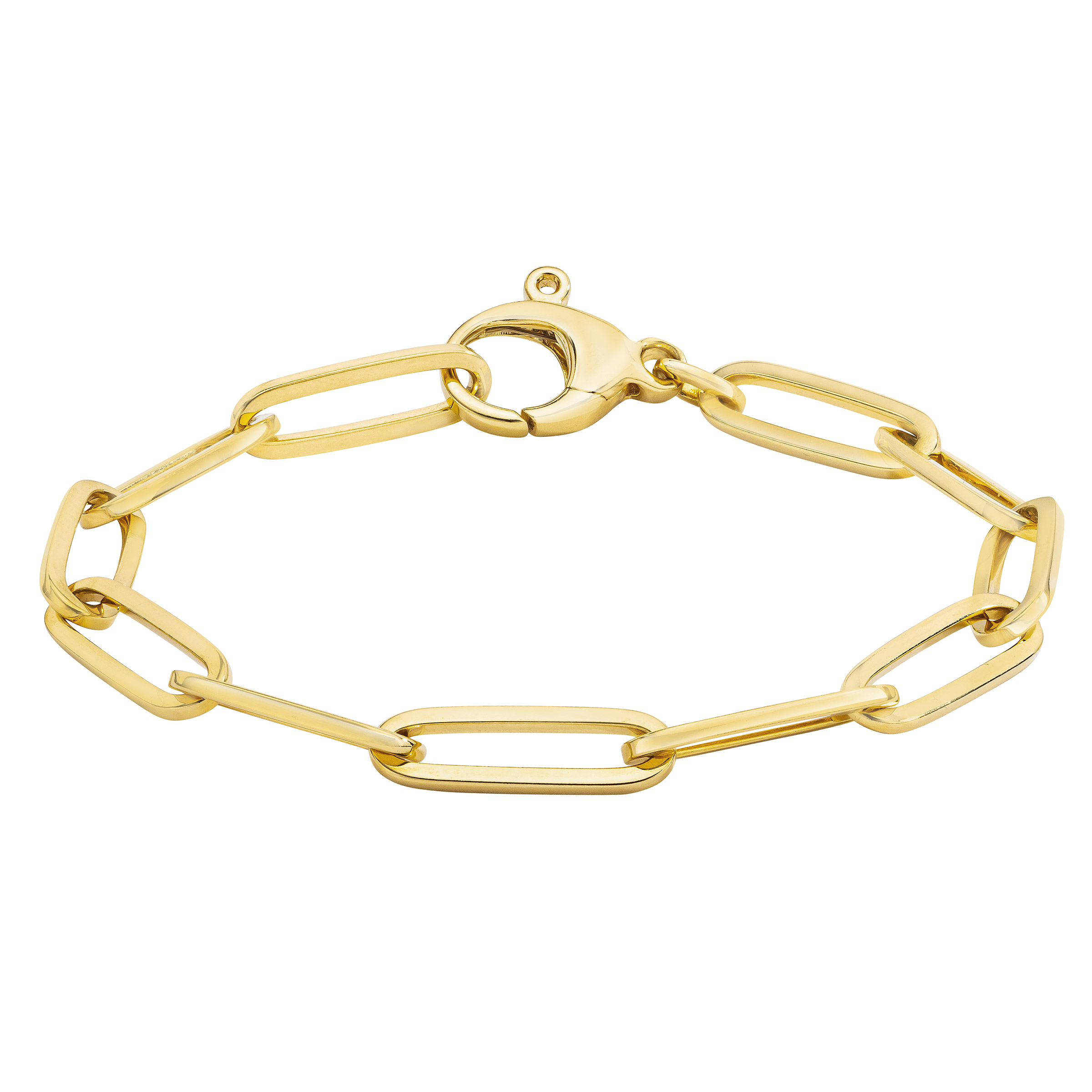 14kt Yellow Gold Paperclip Bracelet Costco