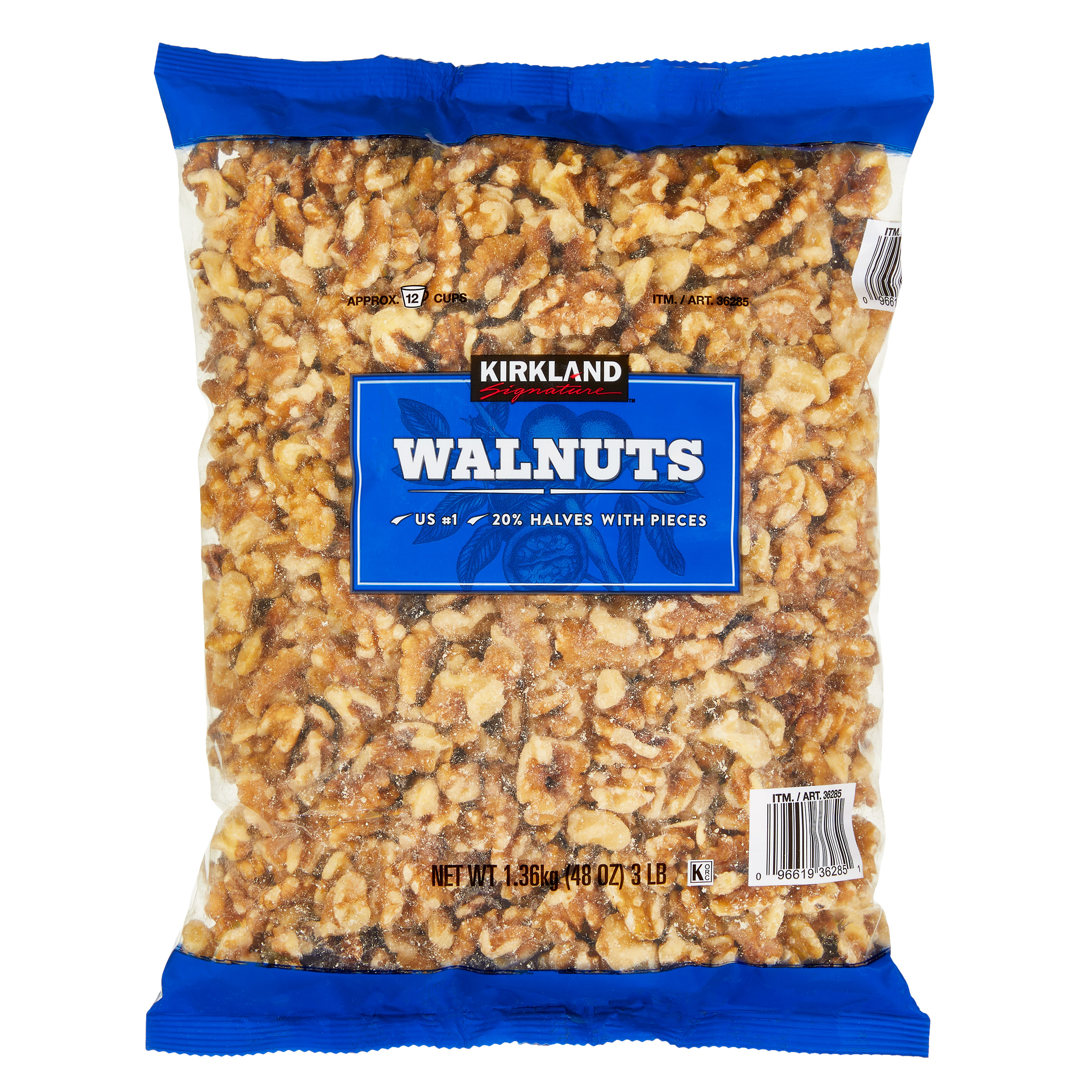 Kirkland Signature Walnut Halves  3 lbs