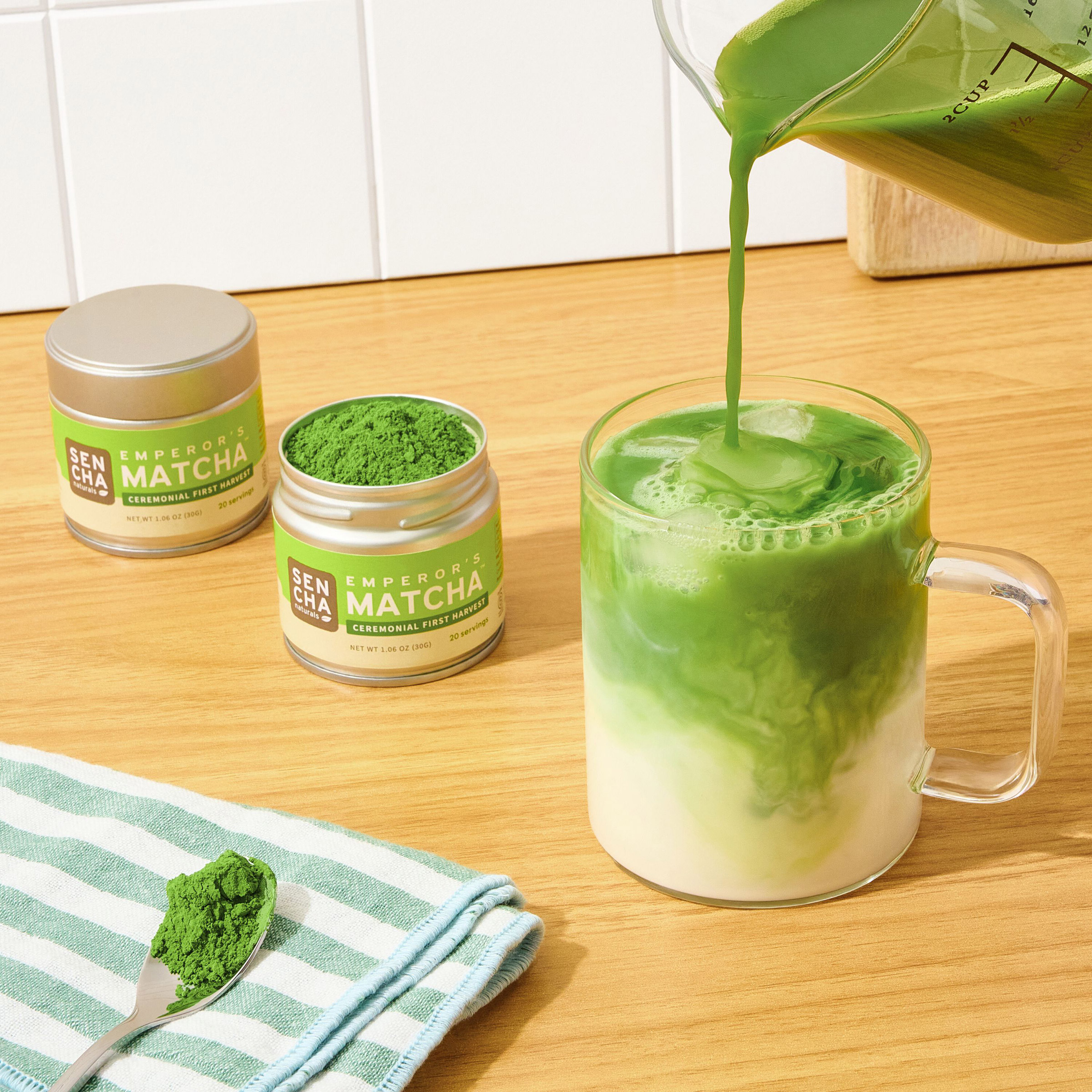 Sencha Naturals Emperor's Ceremonial Matcha Green Tea Powder Tin