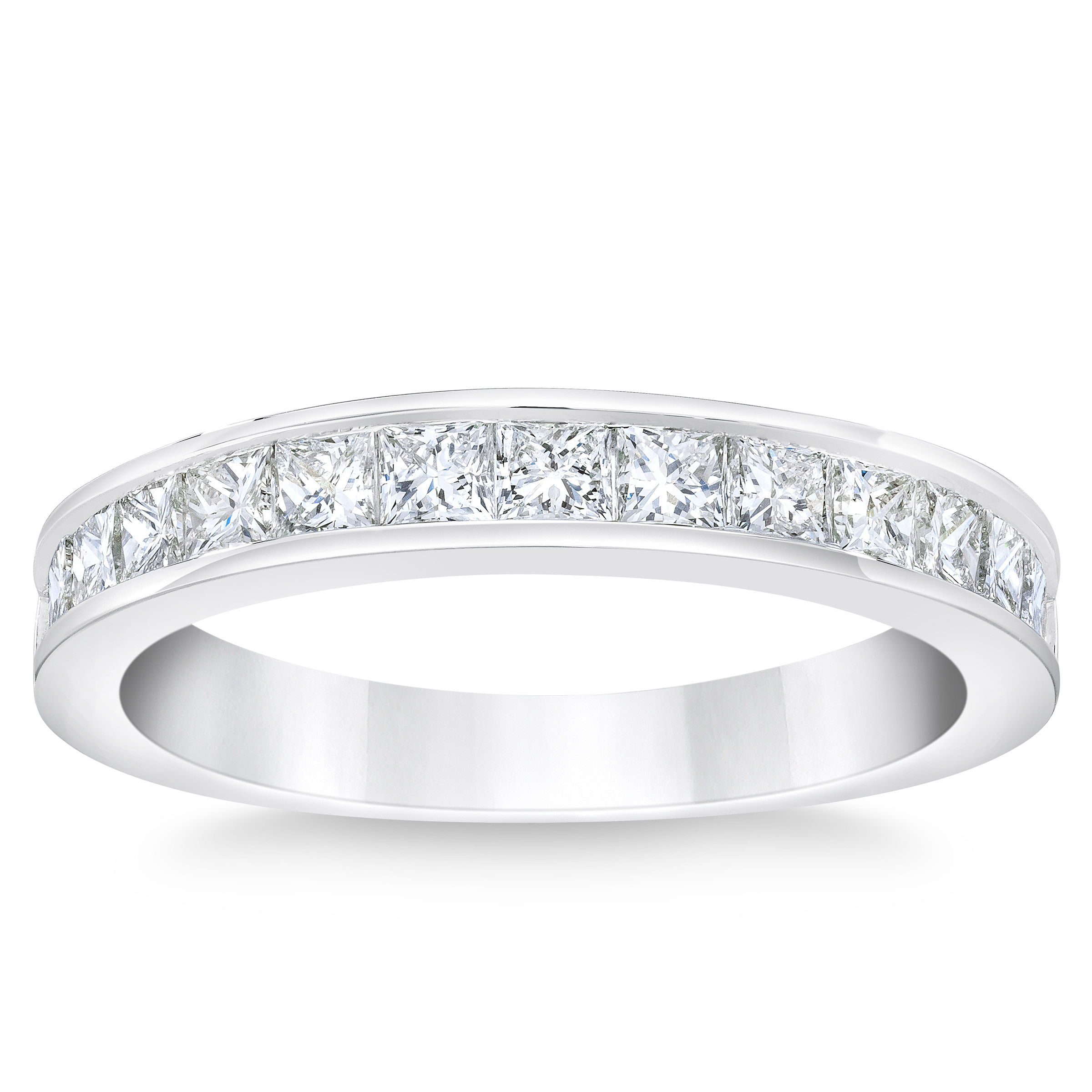 Princess Cut Diamond Wedding Band (1.00 ctw)