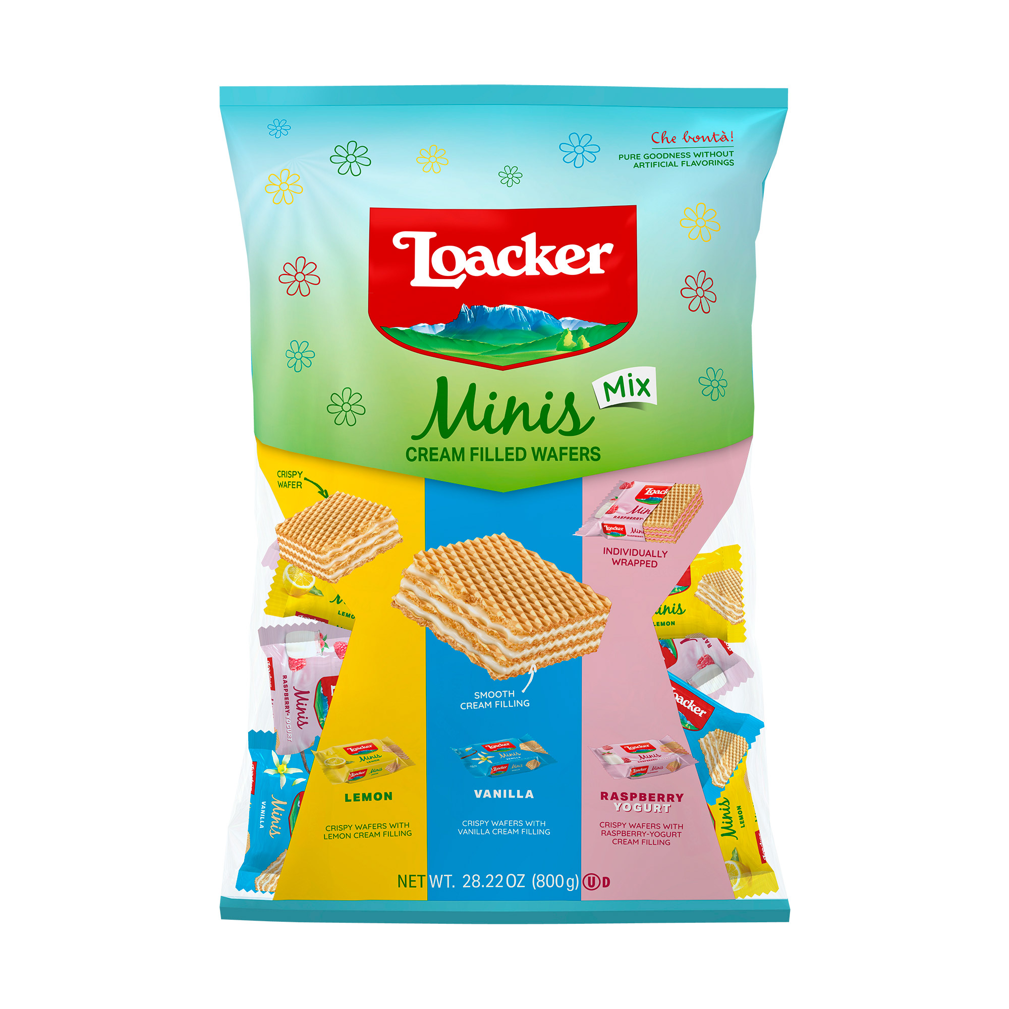 Loacker Minis Cream Filled Wafers, Variety Pack, 28.22 oz | Costco