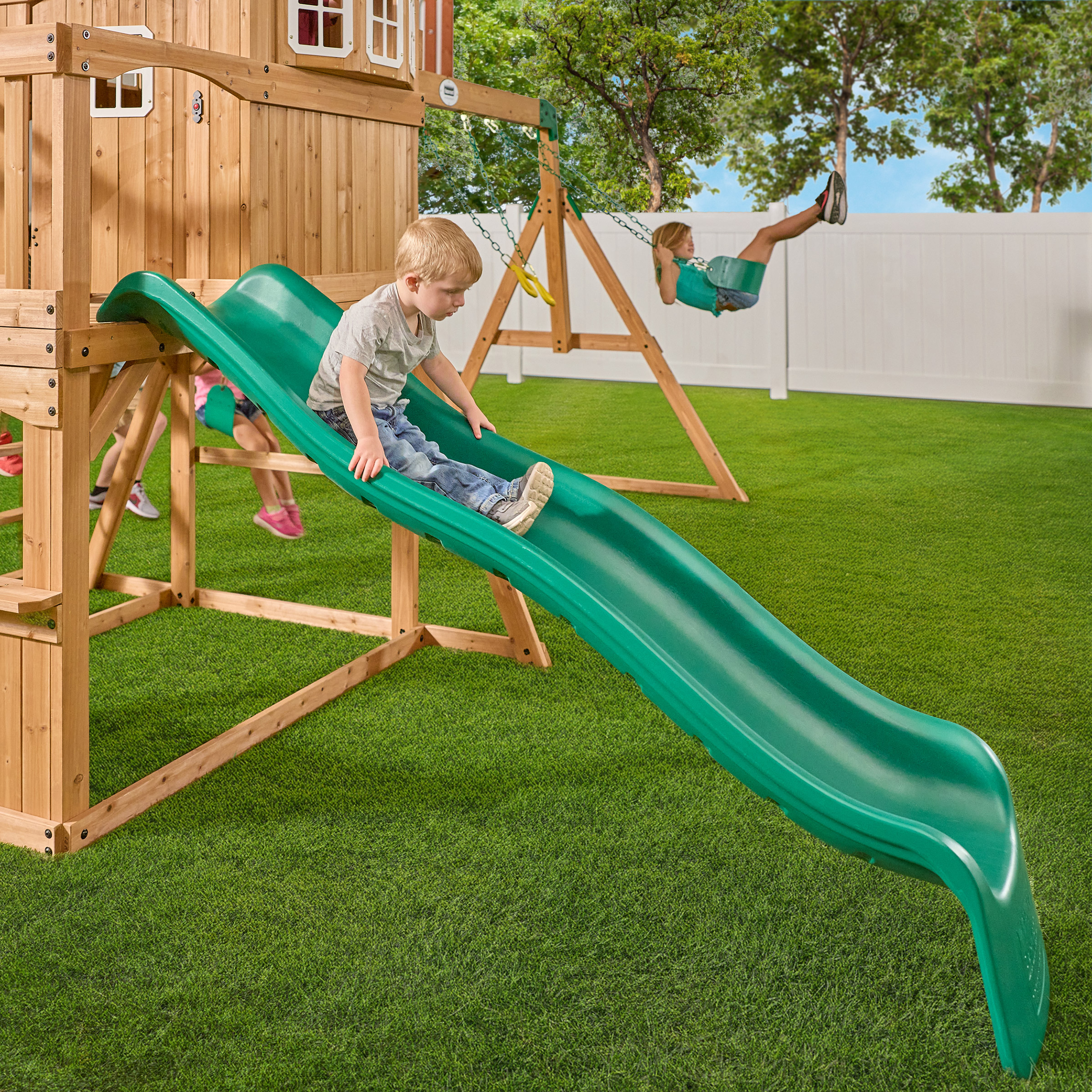 Backyard Discovery Edgewood Swing Set - Do It Yourself | Costco