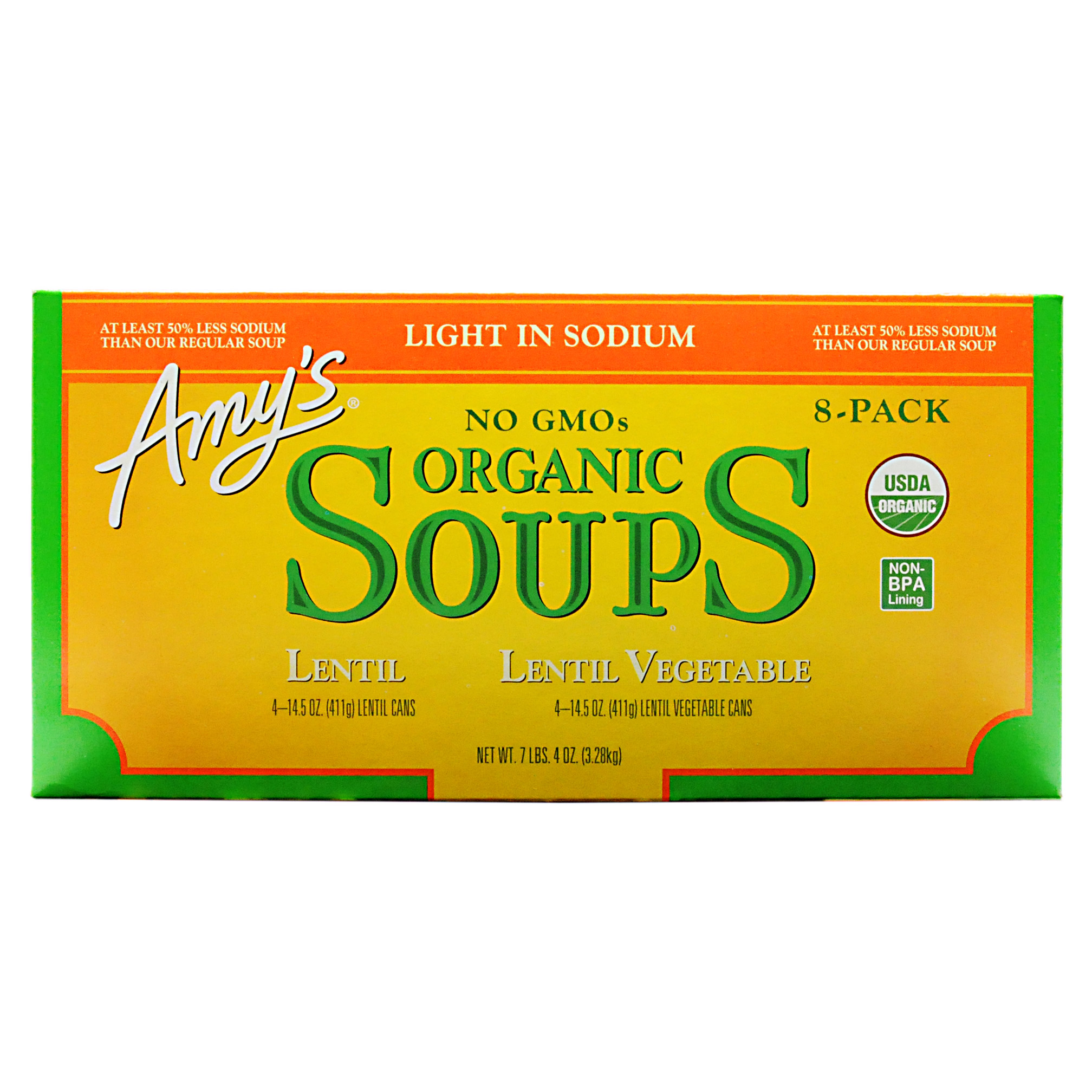 Amy's Organic Soups, Variety Pack, 14.5 oz, 8-count