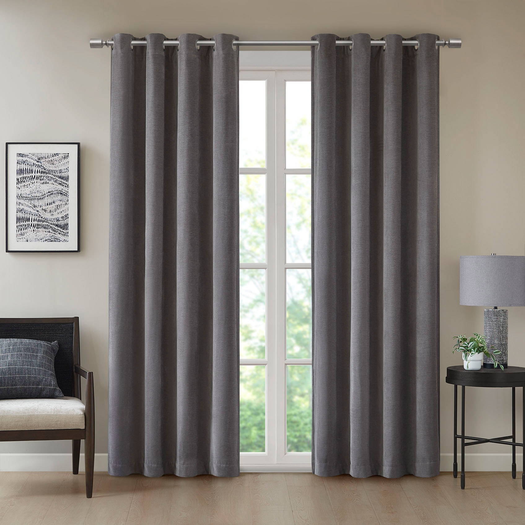 Beautyrest Mercier Blackout Curtain Panel, 2-panels