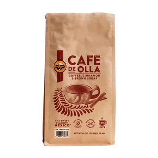La Monarca Bakery Cafe De Olla Ground Coffee, 40 oz