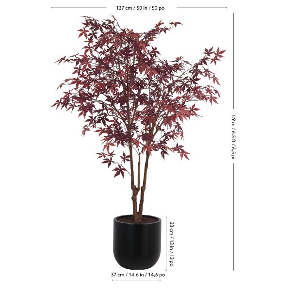 Faux 2 m (6.5 ft.) Red Japanese Maple Tree | Costco Faux 2 m (6.5 ft.) Red Japanese Maple Tree | Costco