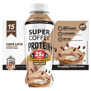 SUPER COFFEE PROTEIN+ CAFFE LATTE 12 FL OZ/15 PK