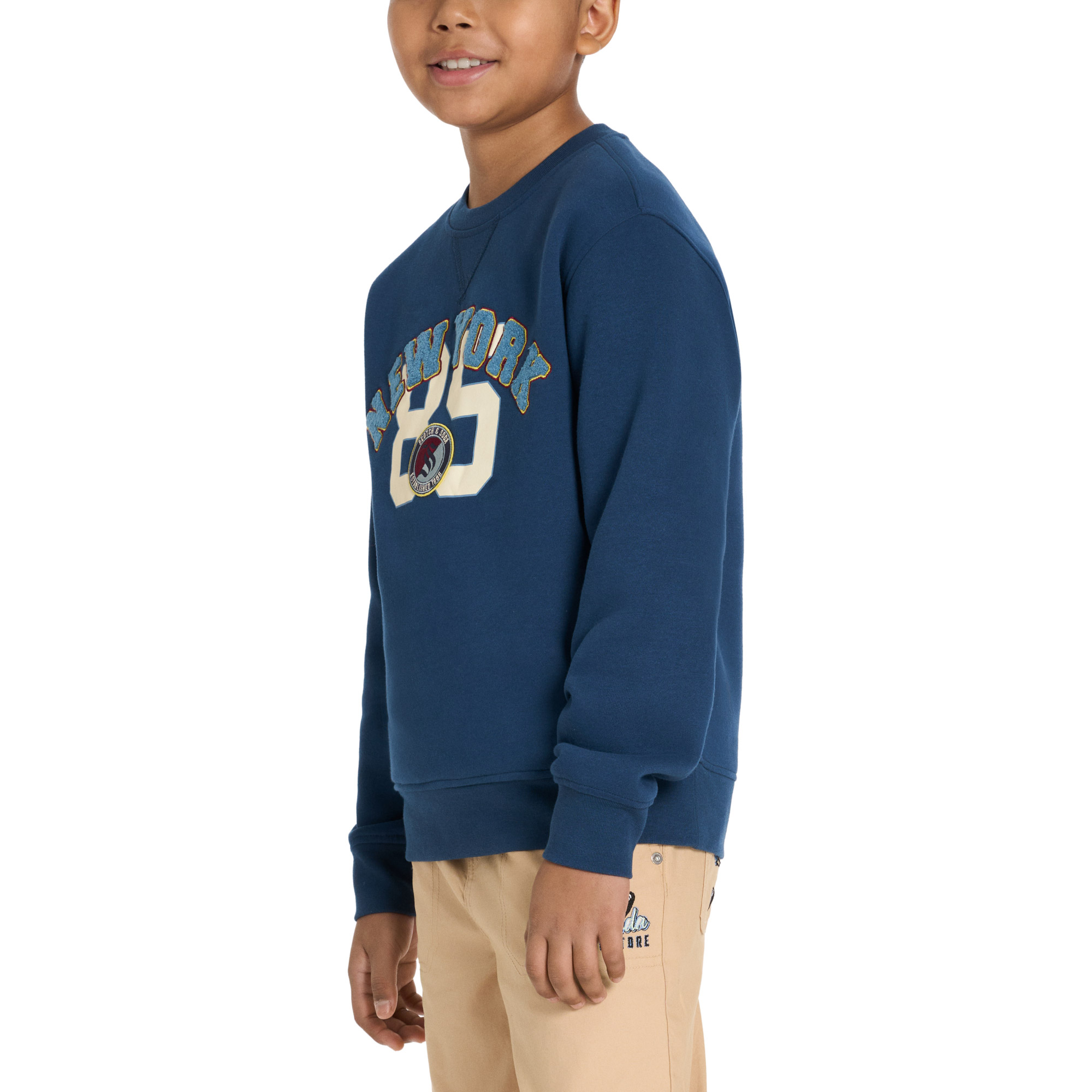 Pull marin enfant garçon col rond MERLOCK - Hublot Nice
