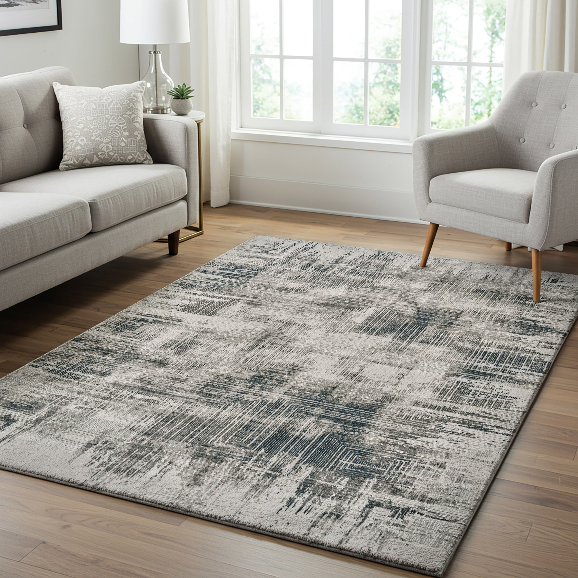 Divina Area Rug, Corlis Gray, 5'3” x 7' | Costco
