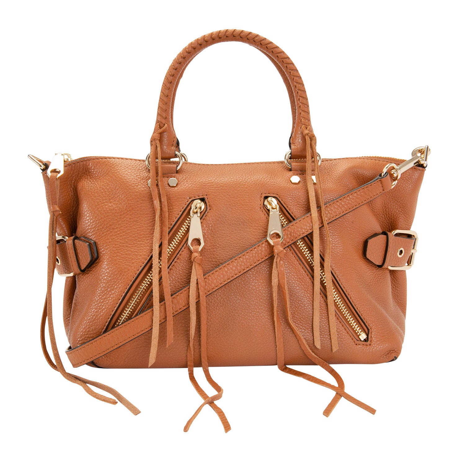 Rebecca Minkoff Moto Satchel Tote, Almond | Costco