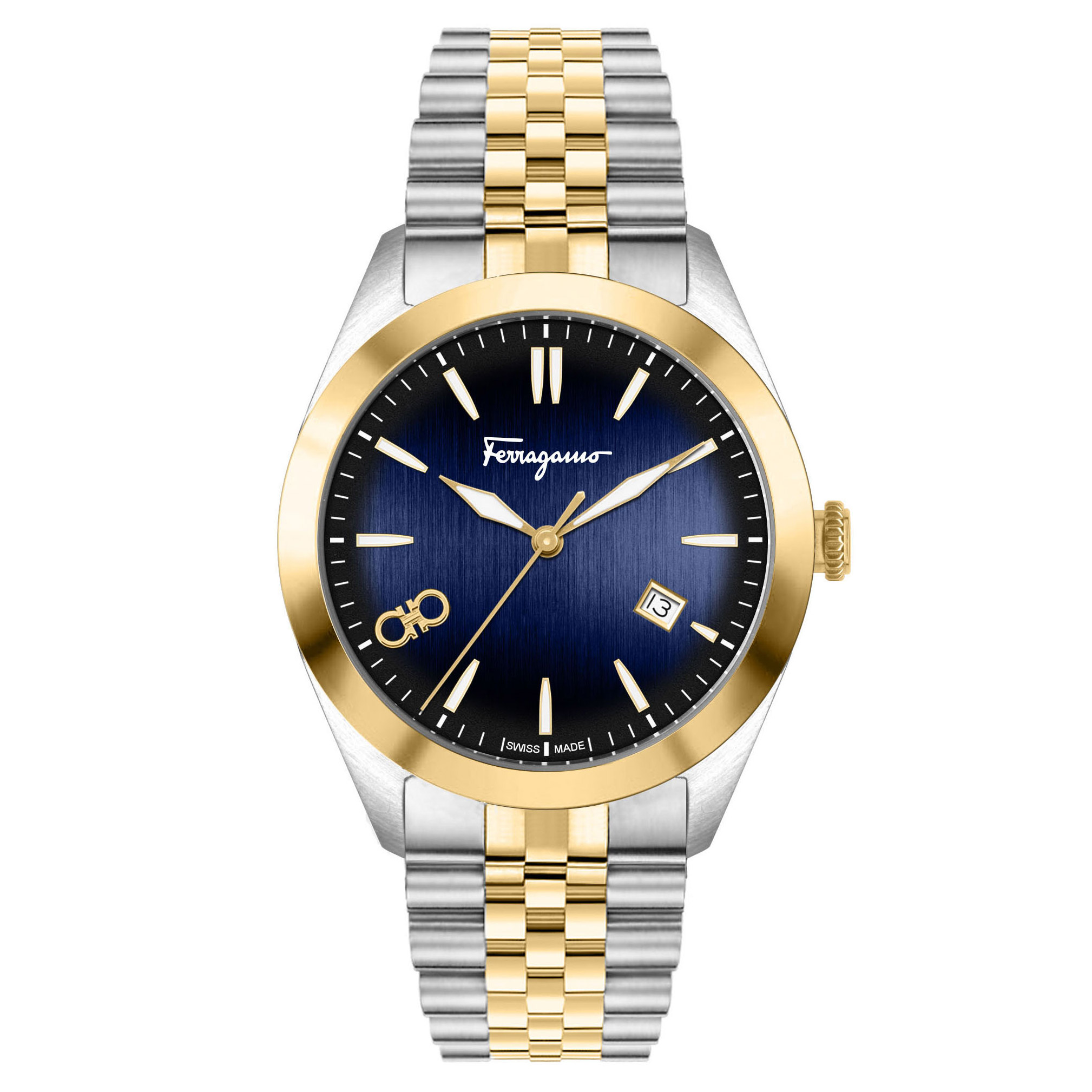Salvatore Ferragamo 腕時計 Ferragamo Classic Blue Dial Mens Watch | Costco