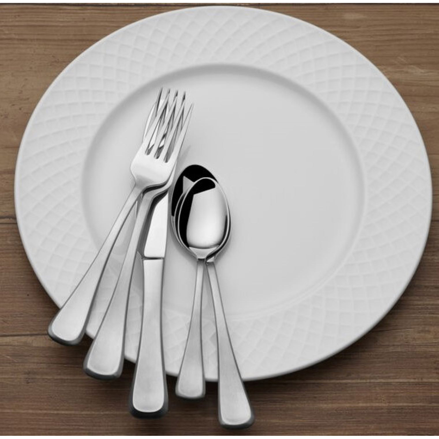 Mikasa Cosmo Satin 65-Piece Flatware Set | Costco