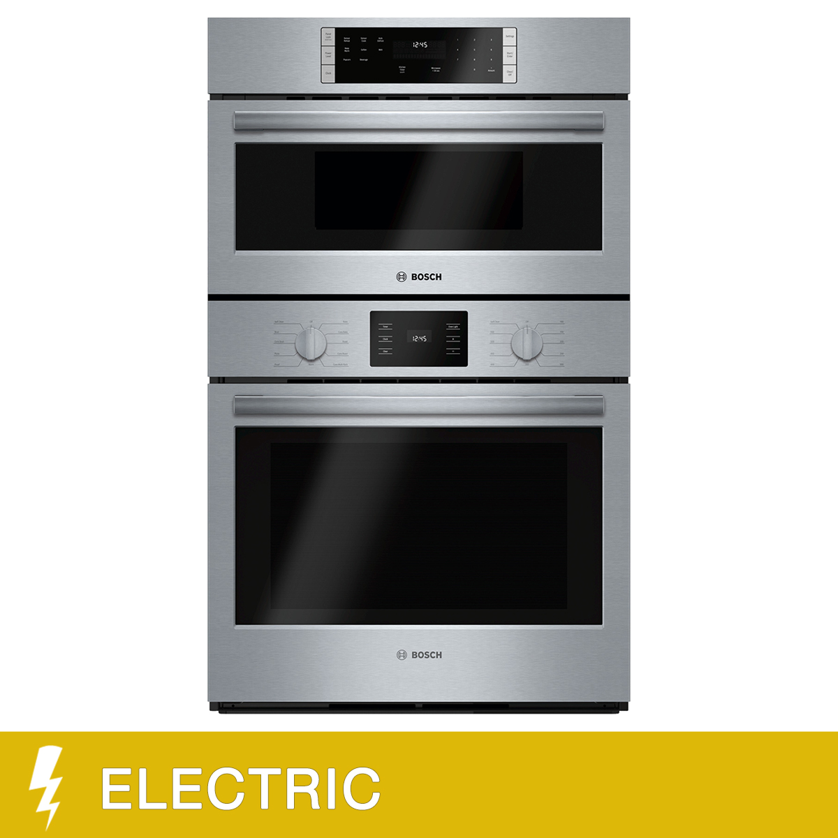 Bosch 500 Series 30 in. 6.2 cu ft. Stainless Steel Electric Microwave Combination Wall Oven