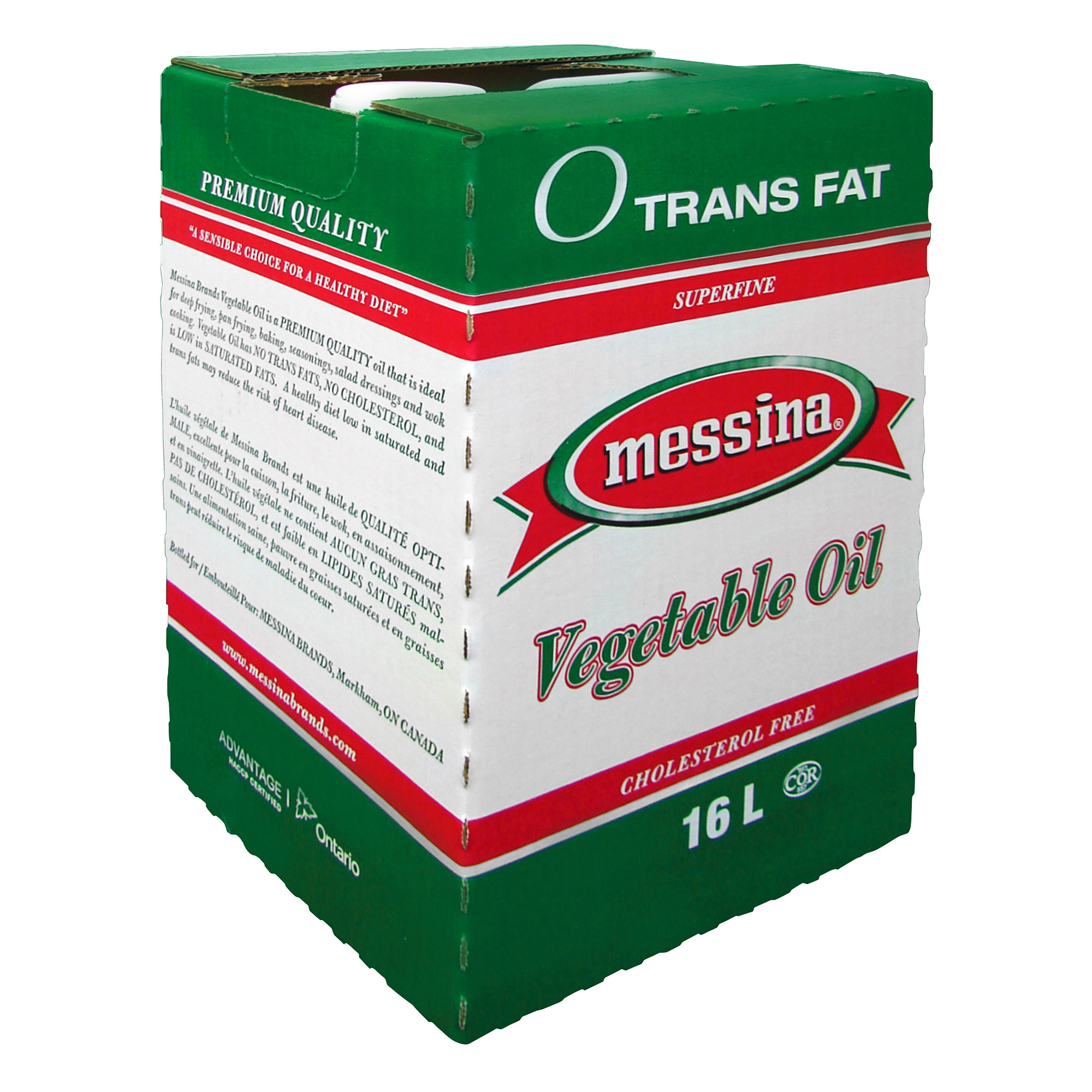 Messina Vegetable Oil, 16 L