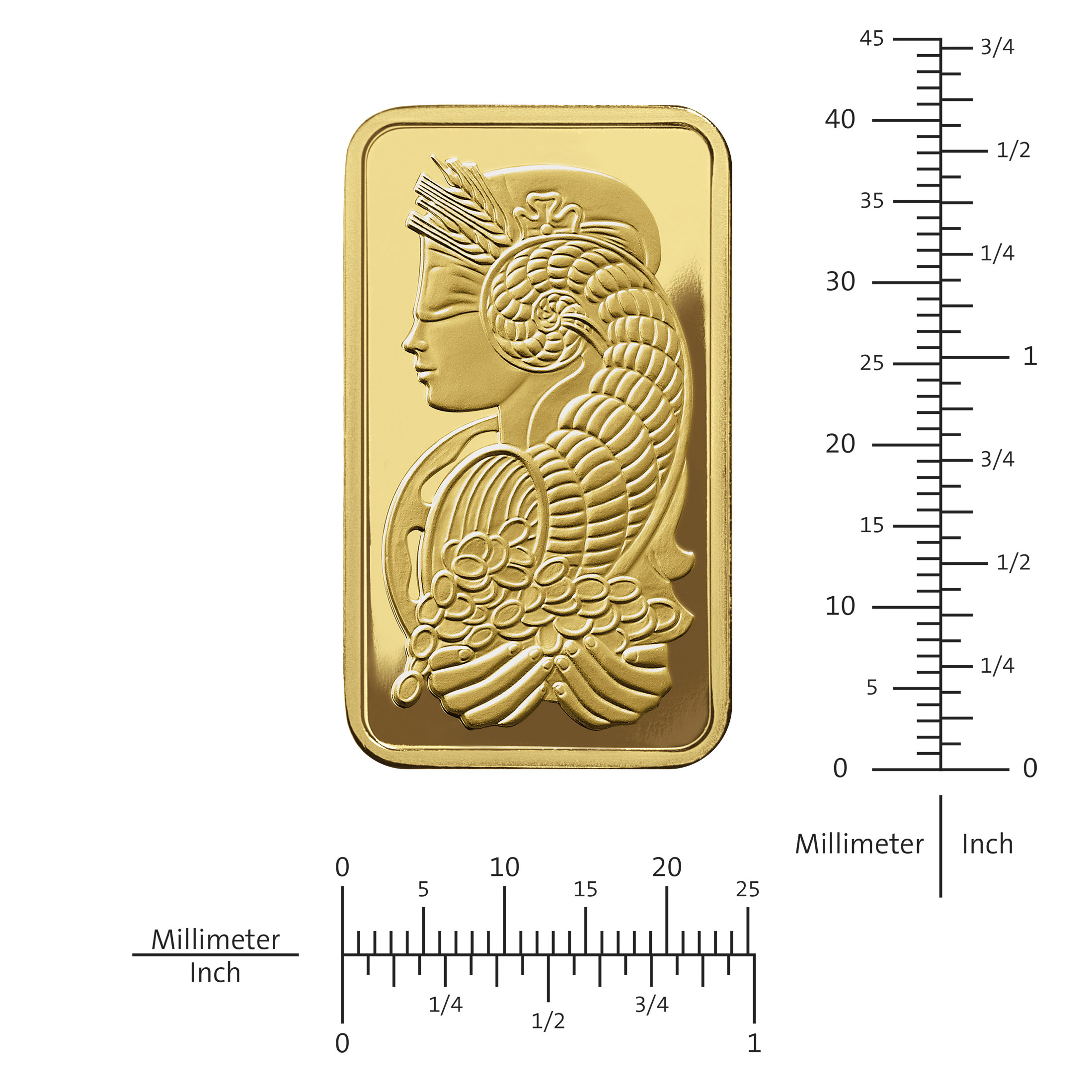 1 oz Gold Bar PAMP Suisse Lady Fortuna Veriscan (New in Assay