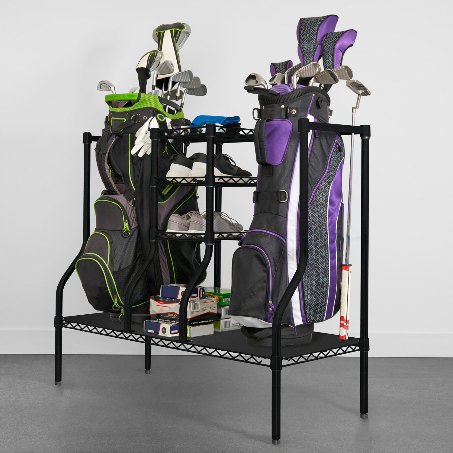 SafeRacks Golf Bag and Equipment Storage Rack