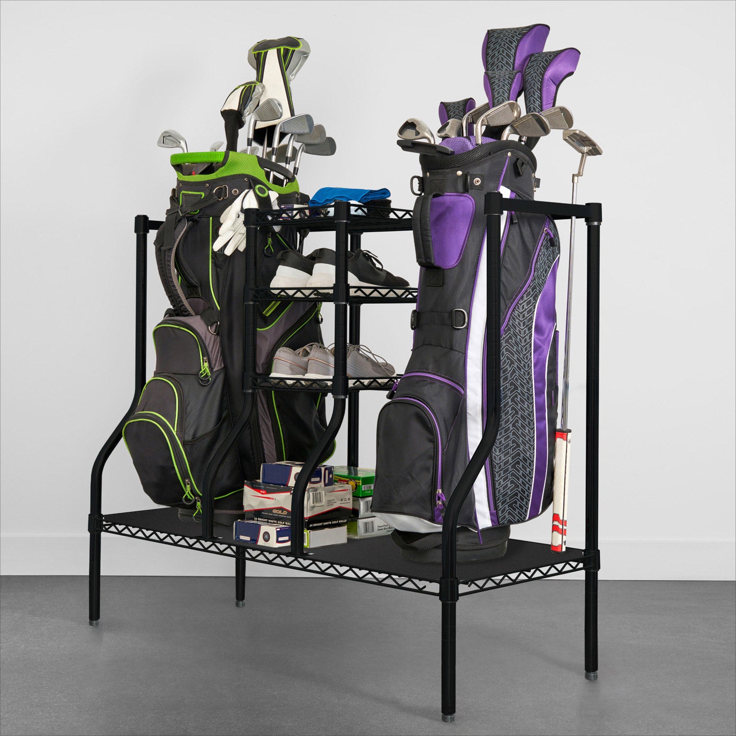SafeRacks Golf Bag and Equipment Storage Rack | Costco