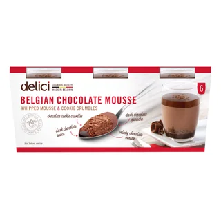 Delici Chocolate Mousse, 6-count