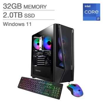 iBUYPOWER Trace Mesh Gaming Desktop, Intel Core i7-14700F - 32GB RAM, 2TB SSD, 8GB NVIDIA GeForce RTX 4060 | Costco iBUYPOWER Trace Mesh Gaming Desktop, Intel Core i7-14700F - 32GB RAM, 2TB SSD, 8GB NVIDIA GeForce RTX 4060 | Costco
