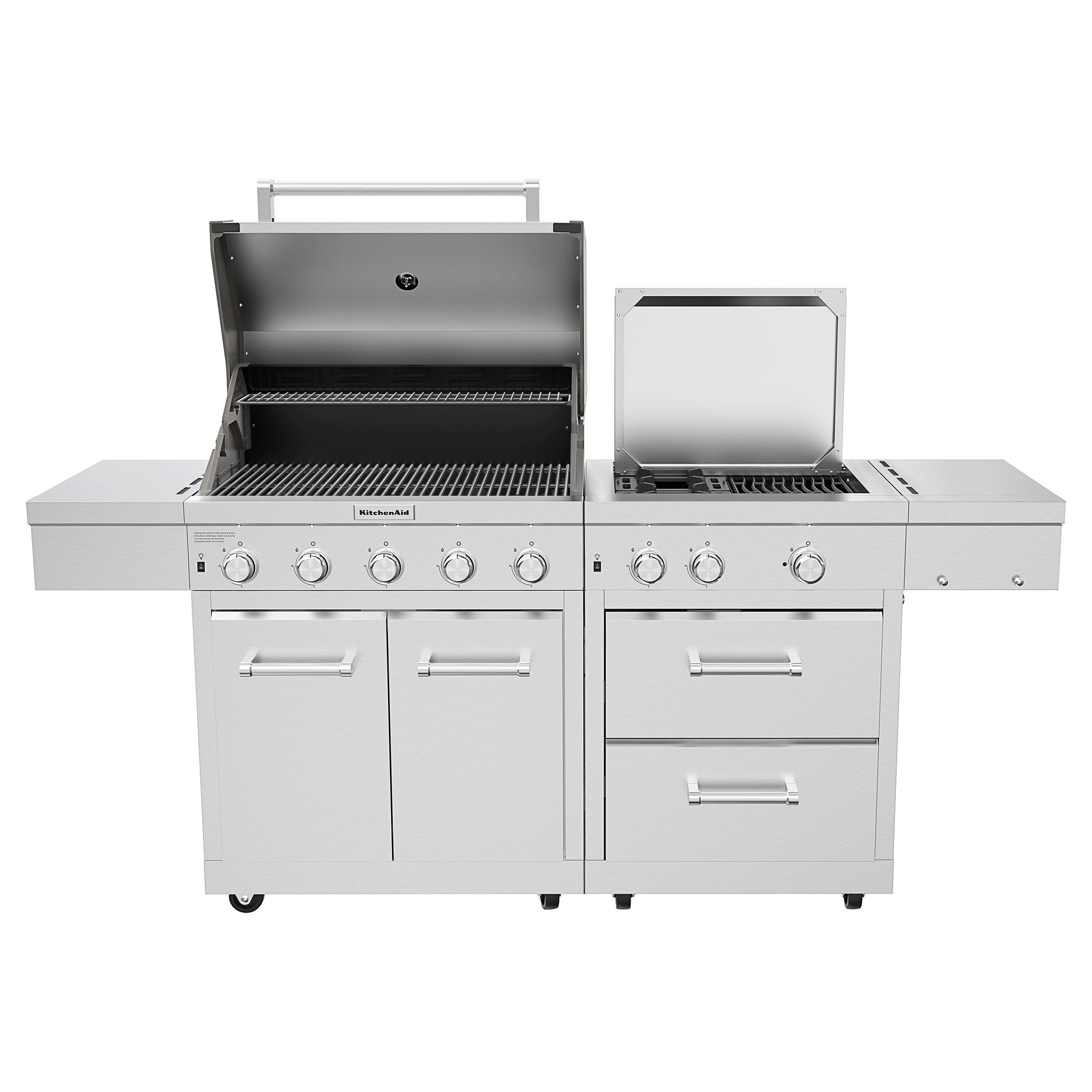 KitchenAid Stainless Steel 8-Burner Grill | Costco