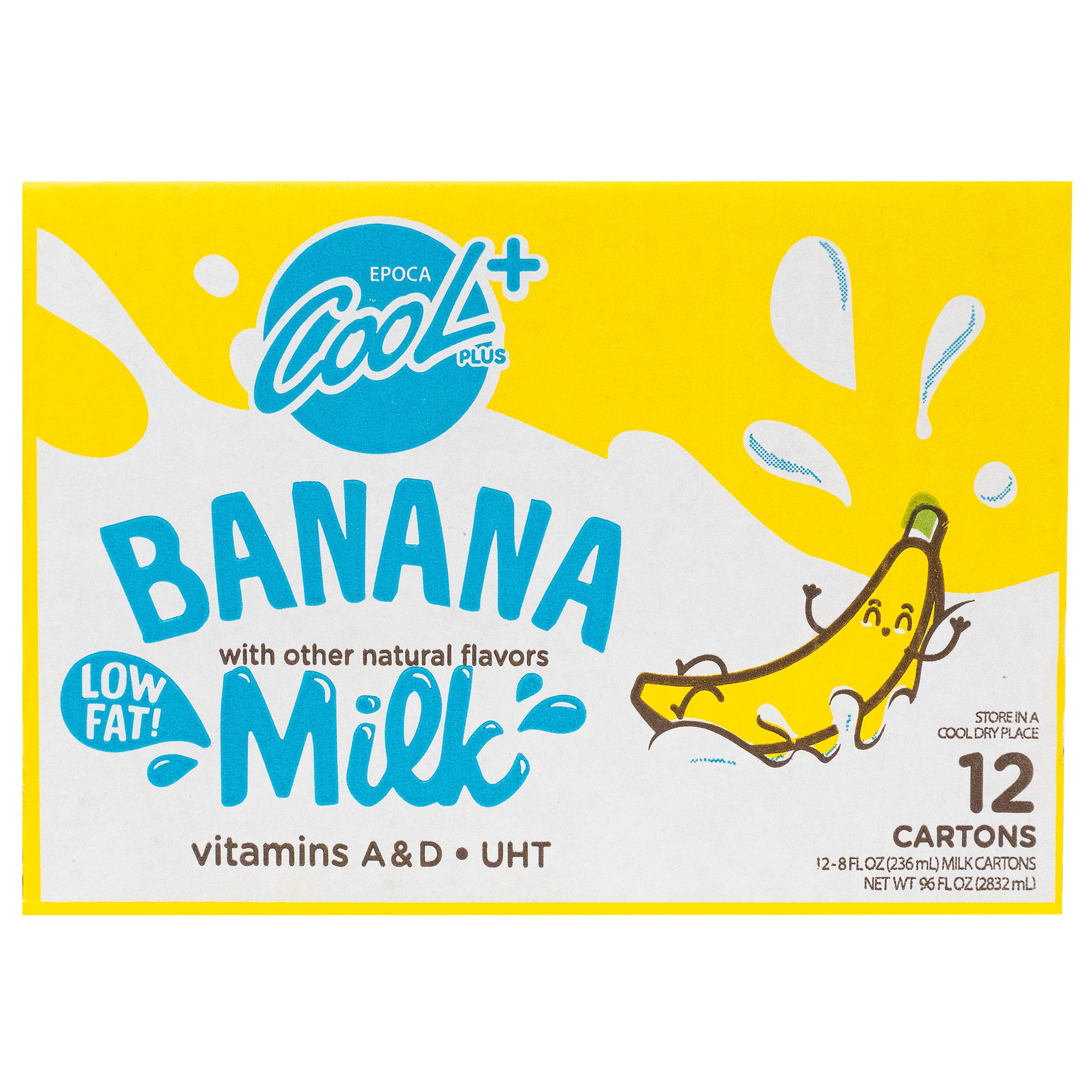 Epoca Cool Plus, Banana Milk, 8 fl oz, 12-count | Costco