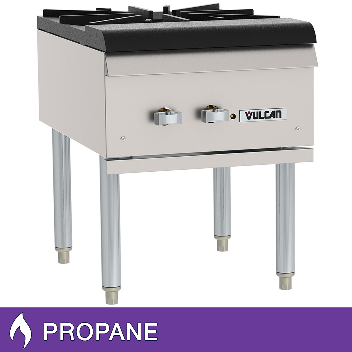 Vulcan 18 in. Commercial Propane Stock Pot Range 110,000 BTU