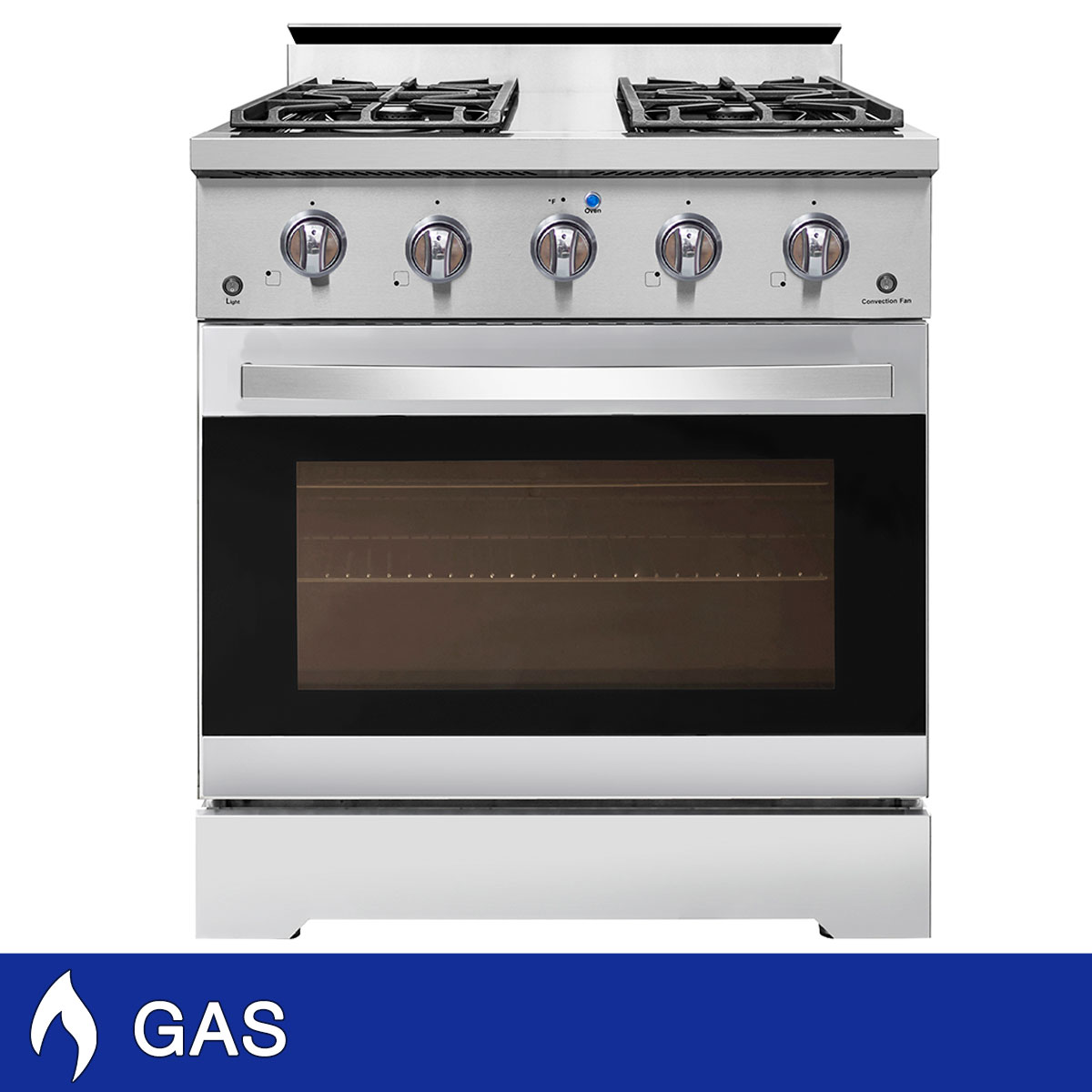 NXR 30 Inch. Freestanding GAS Range with Convection Fan