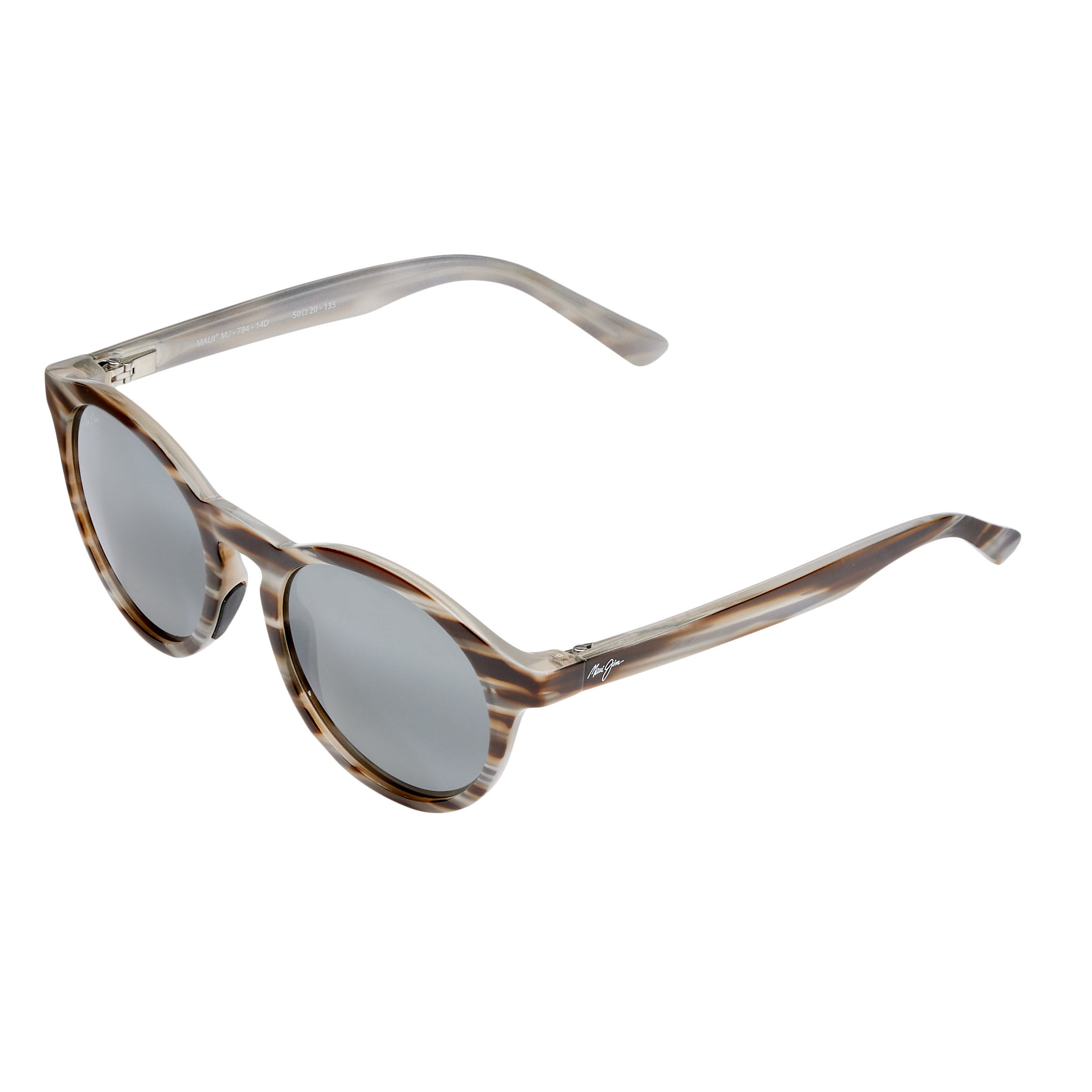 Maui Jim Pineapple 784-14D Slate Grey and Brown Stripe Neutral