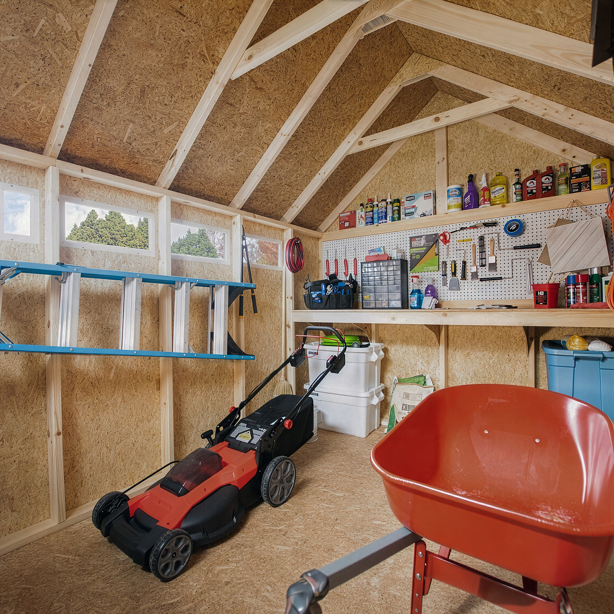 Yardline Northport Wood Storage Shed - Do It Yourself Assembly