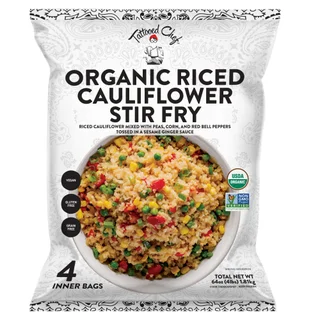 ORGANIC TATTOOED CHEF RICED CAULIFLOWER STIR FRY 4 POUNDS