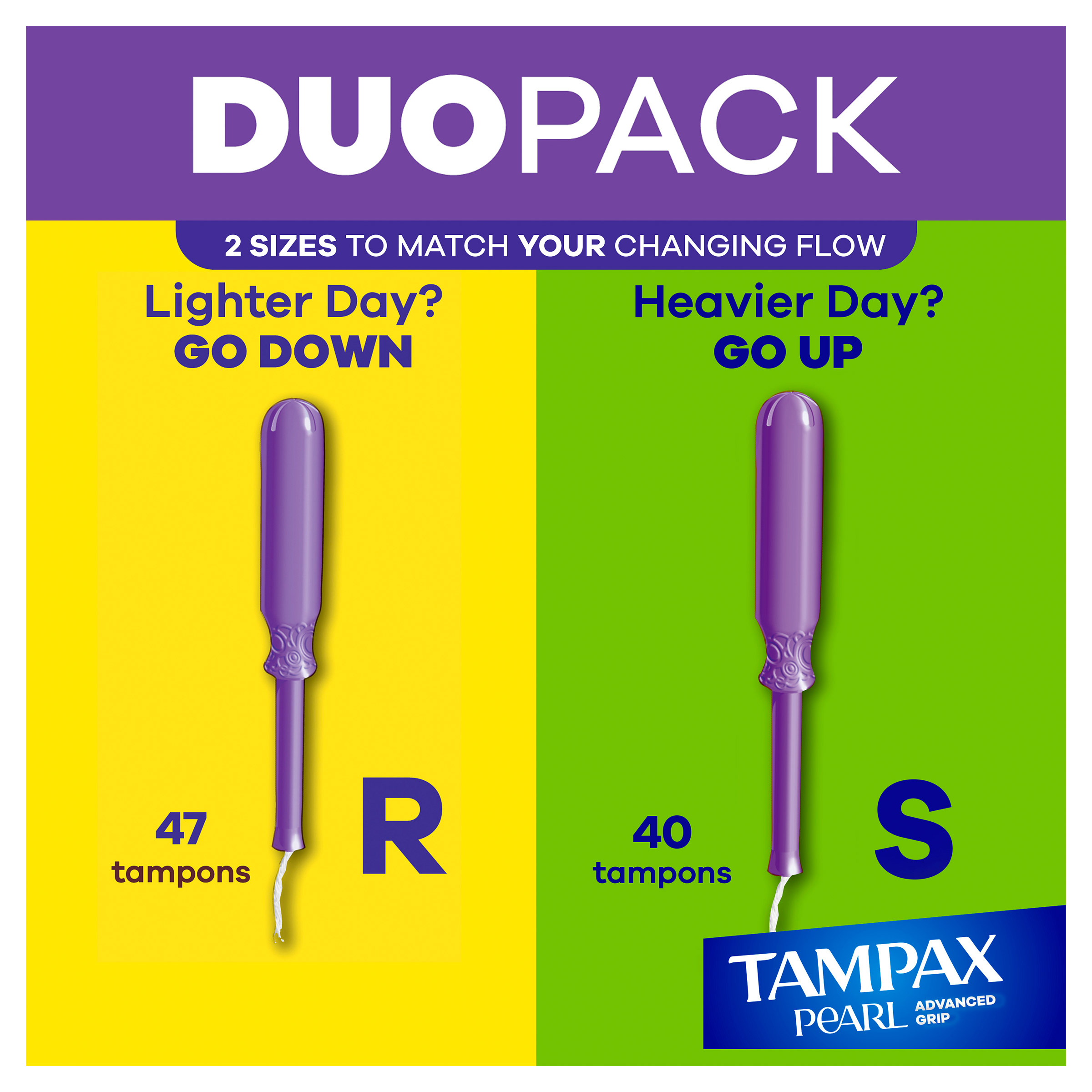 Tampax Pearl Advanced Duopack, 87-count | Costco