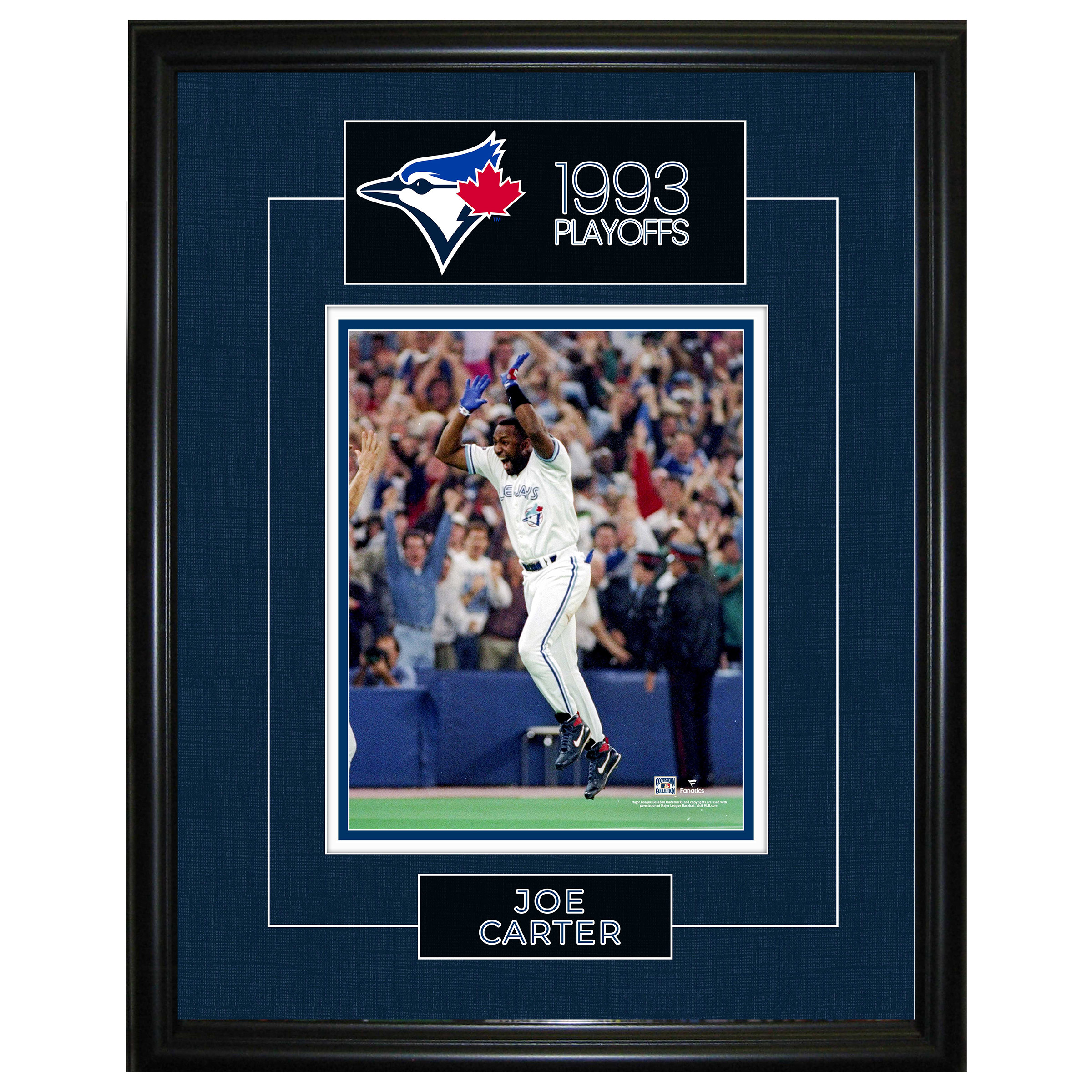 Frameworth Joe Carter Framed 8x10 in. 1993 Playoffs Game 6 World Series Home Run