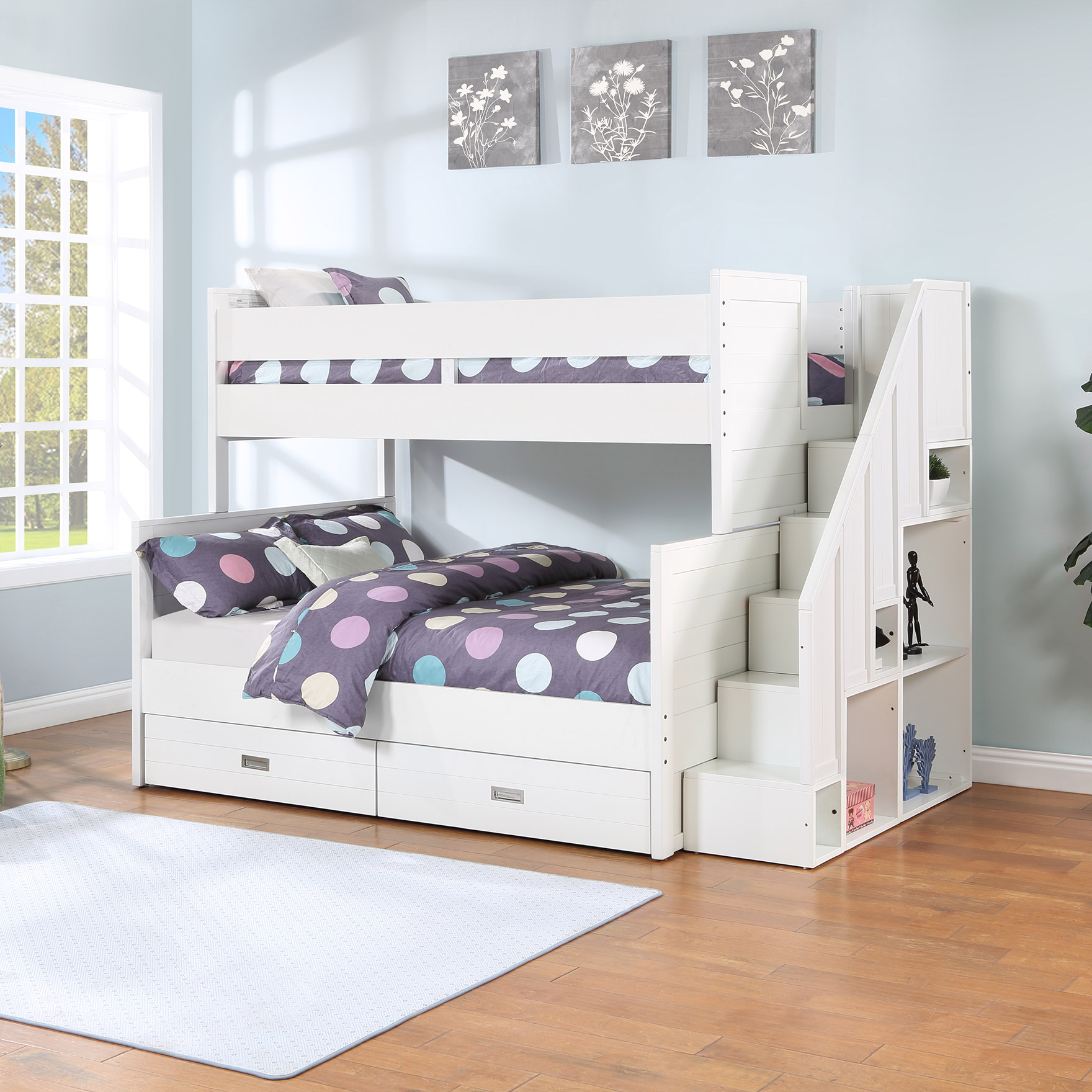 Dylan Twin over Double Bunk Bed