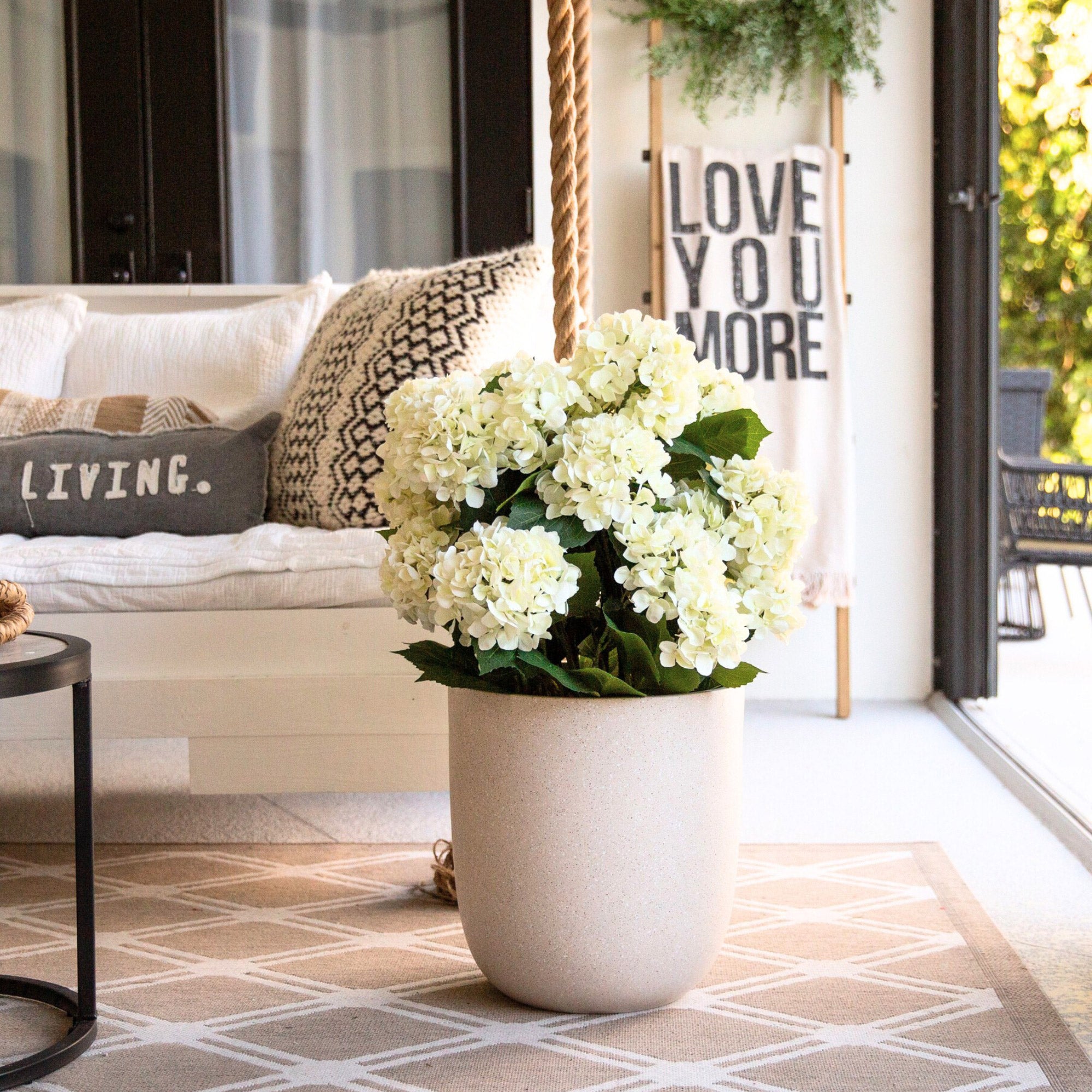 Faux 35” Hydrangea Floor Plant