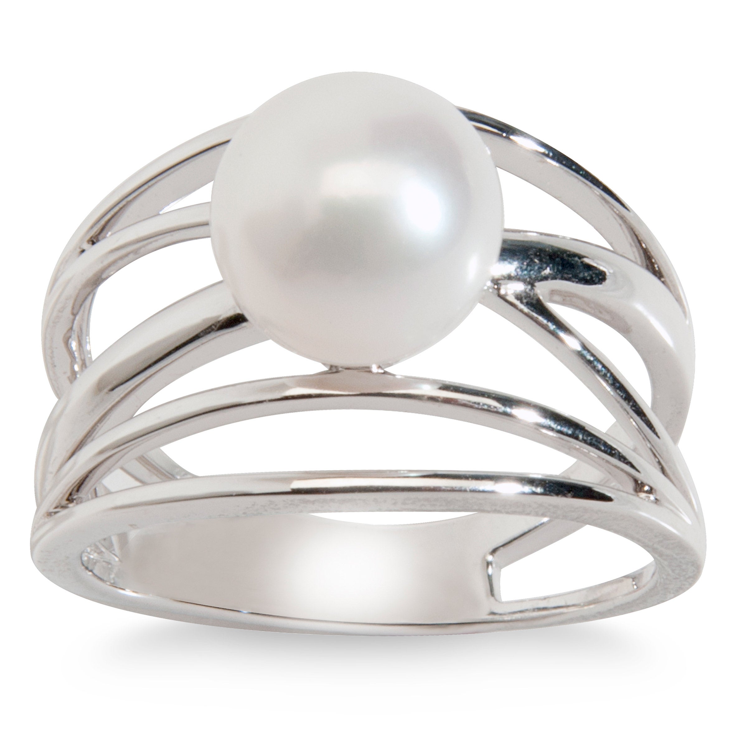 8.0 – 9.0 mm Cultured Freshwater Pearl Ring | Costco