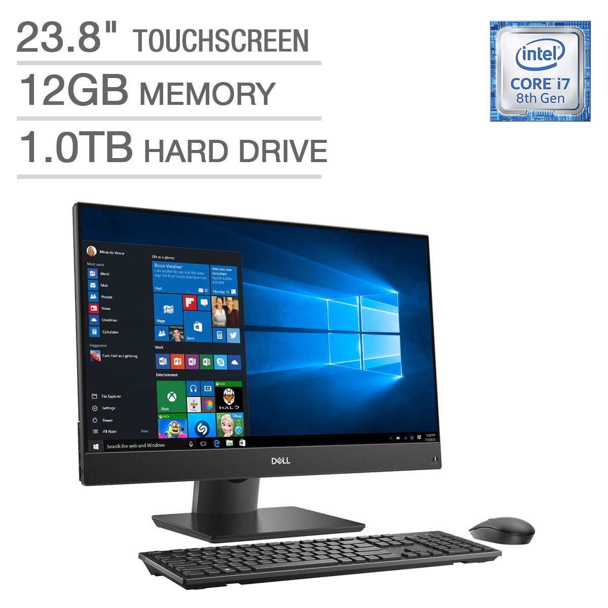 Dell Inspiron 24 5000 Series Touchscreen All-in-One Desktop Dell Inspiron 24 5000 Series Touchscreen All-in-One Desktop