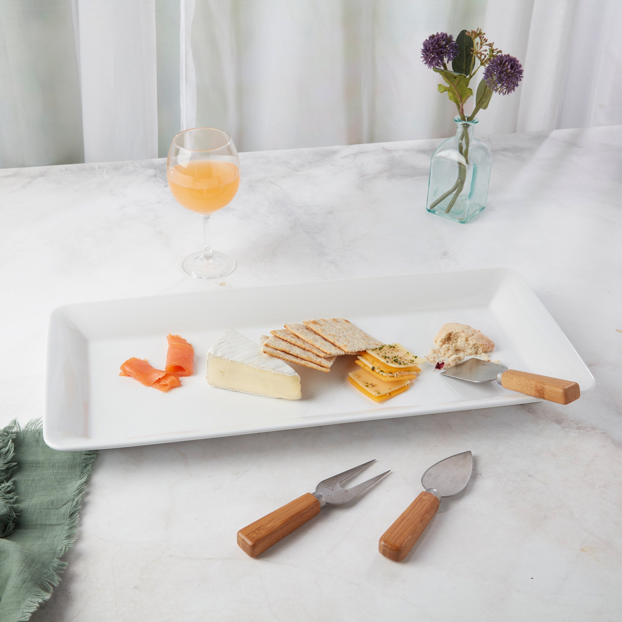 Denmark Stoneware Narrow Rectangular Platter