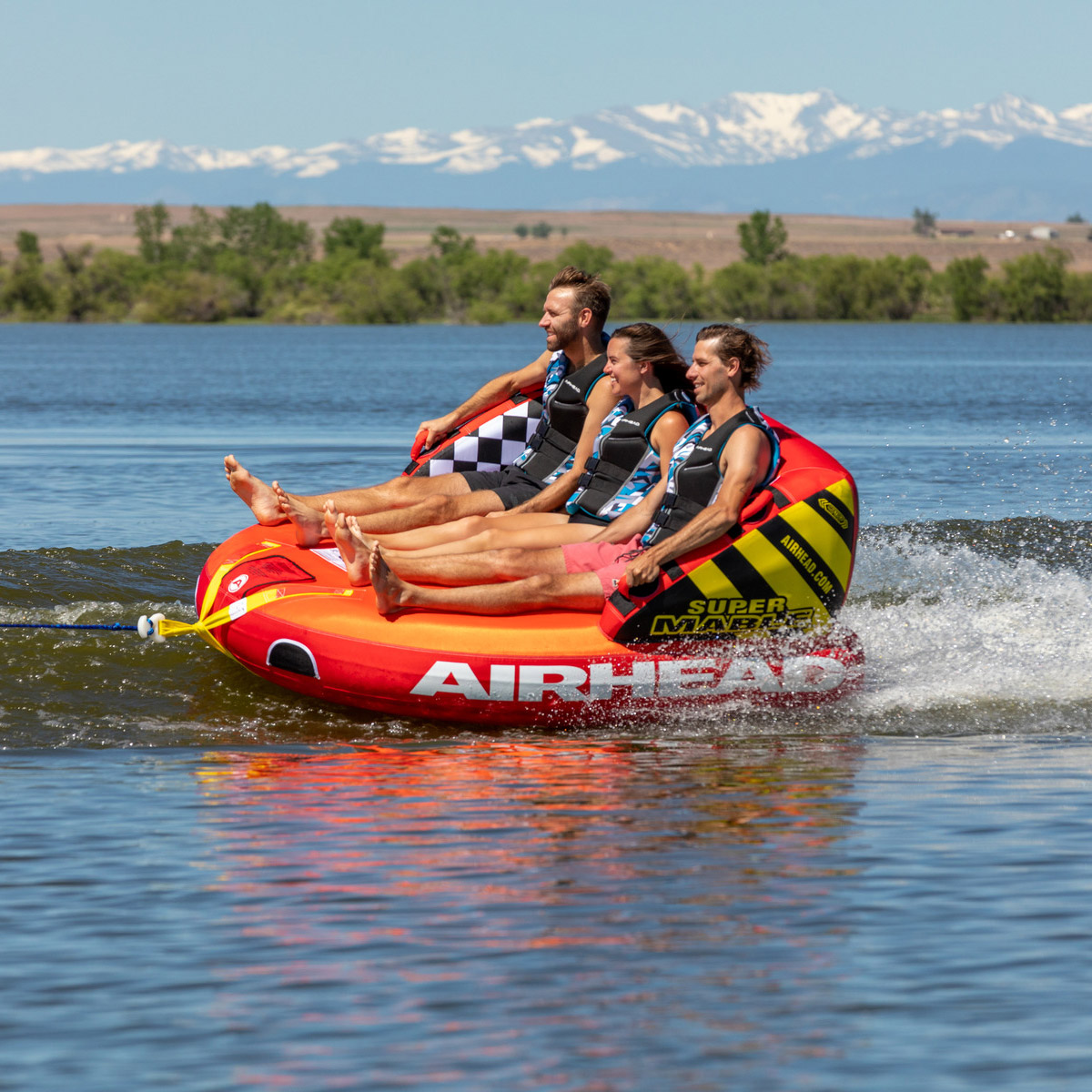 Airhead Super Mable 1-3 Person Towable with Tow Rope