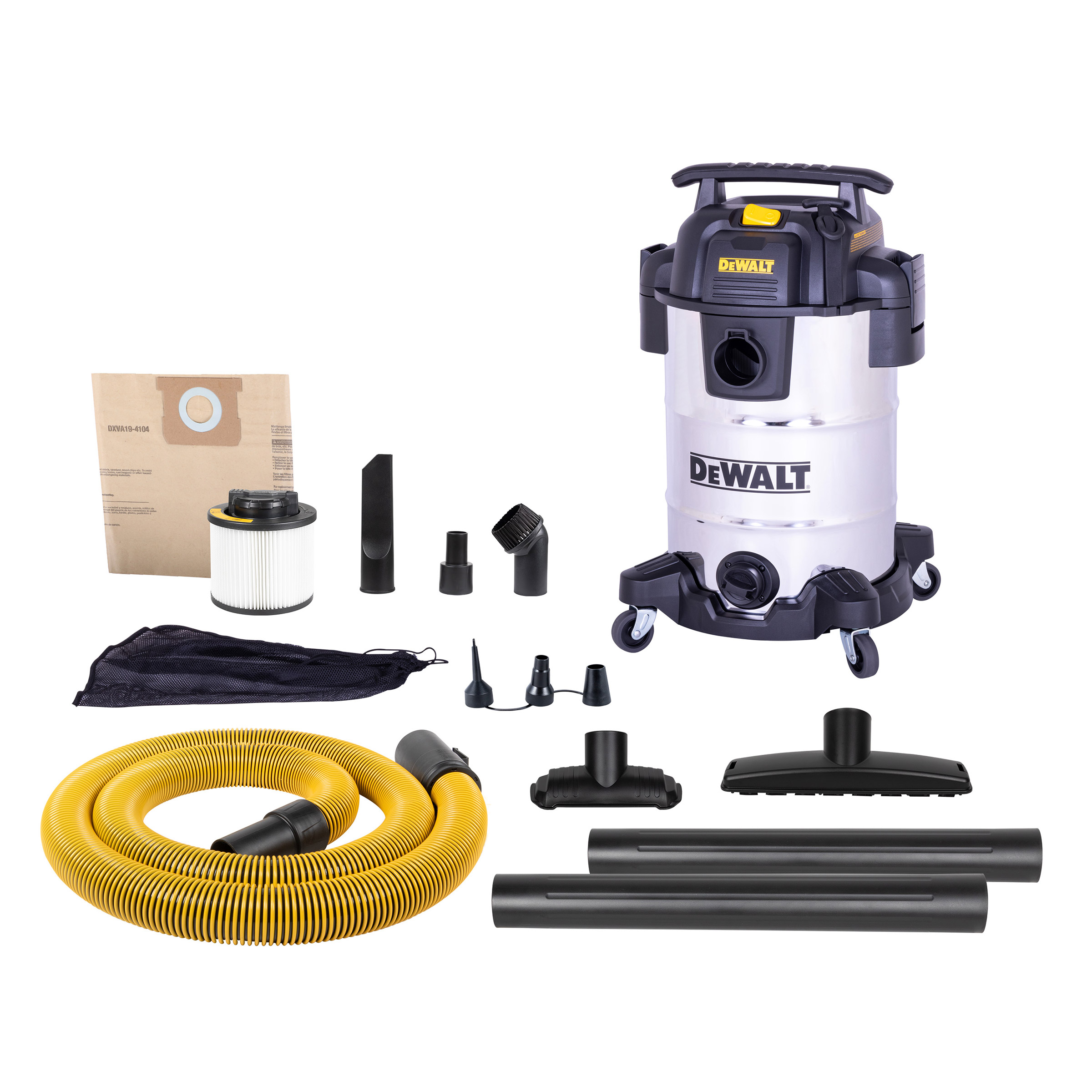 Dewalt 8 Gallon/30L Pro Stainless Steel Wet/Dry Vacuum