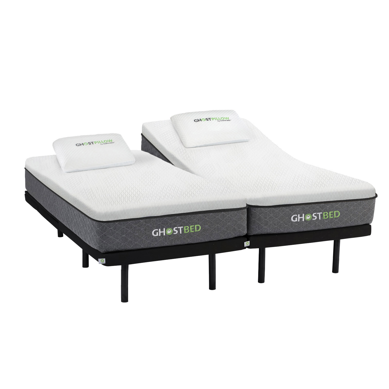 GhostBed Fusion 27.9 cm (11 in.) Hybrid Mattress with Adjustable Base